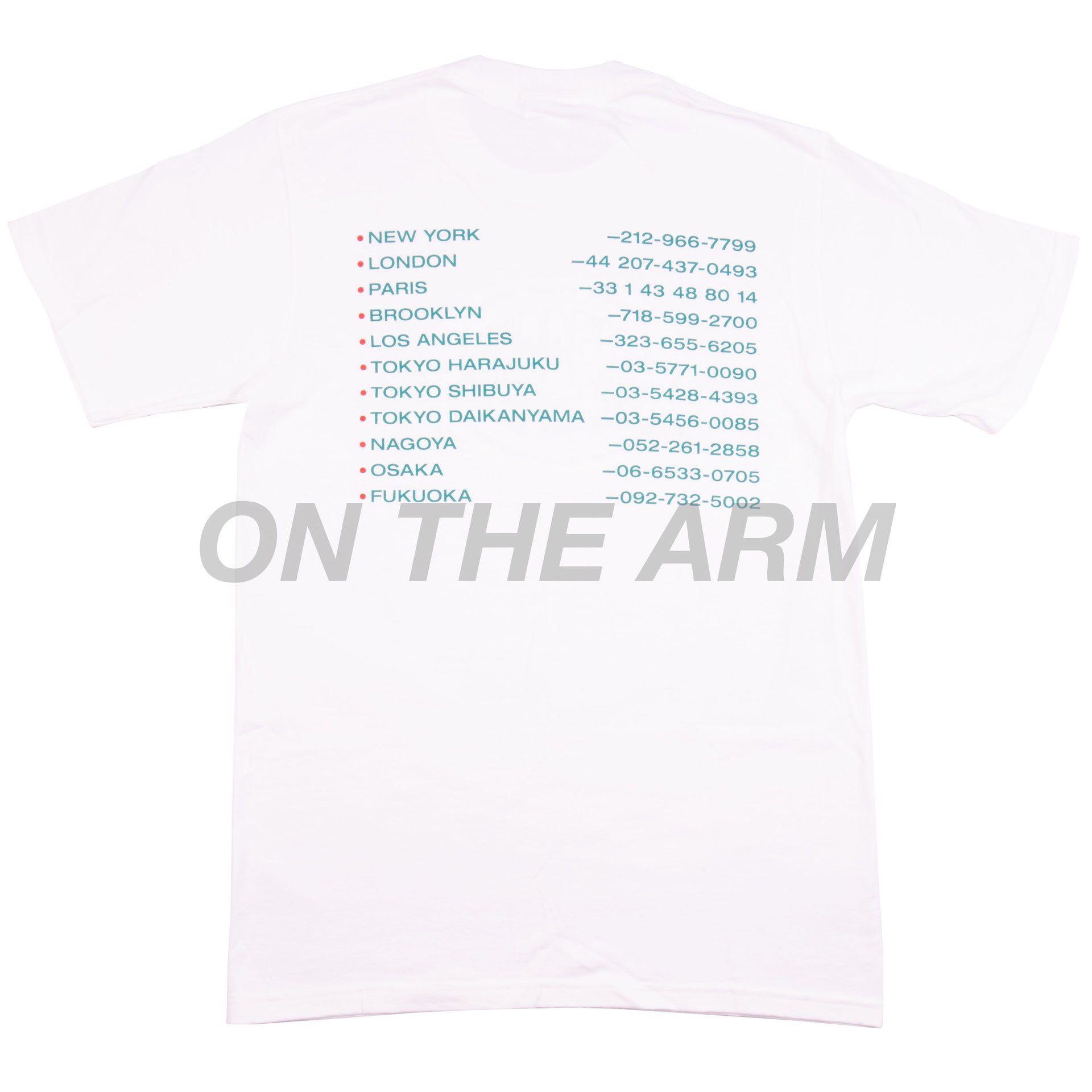 Supreme White Shit Tee