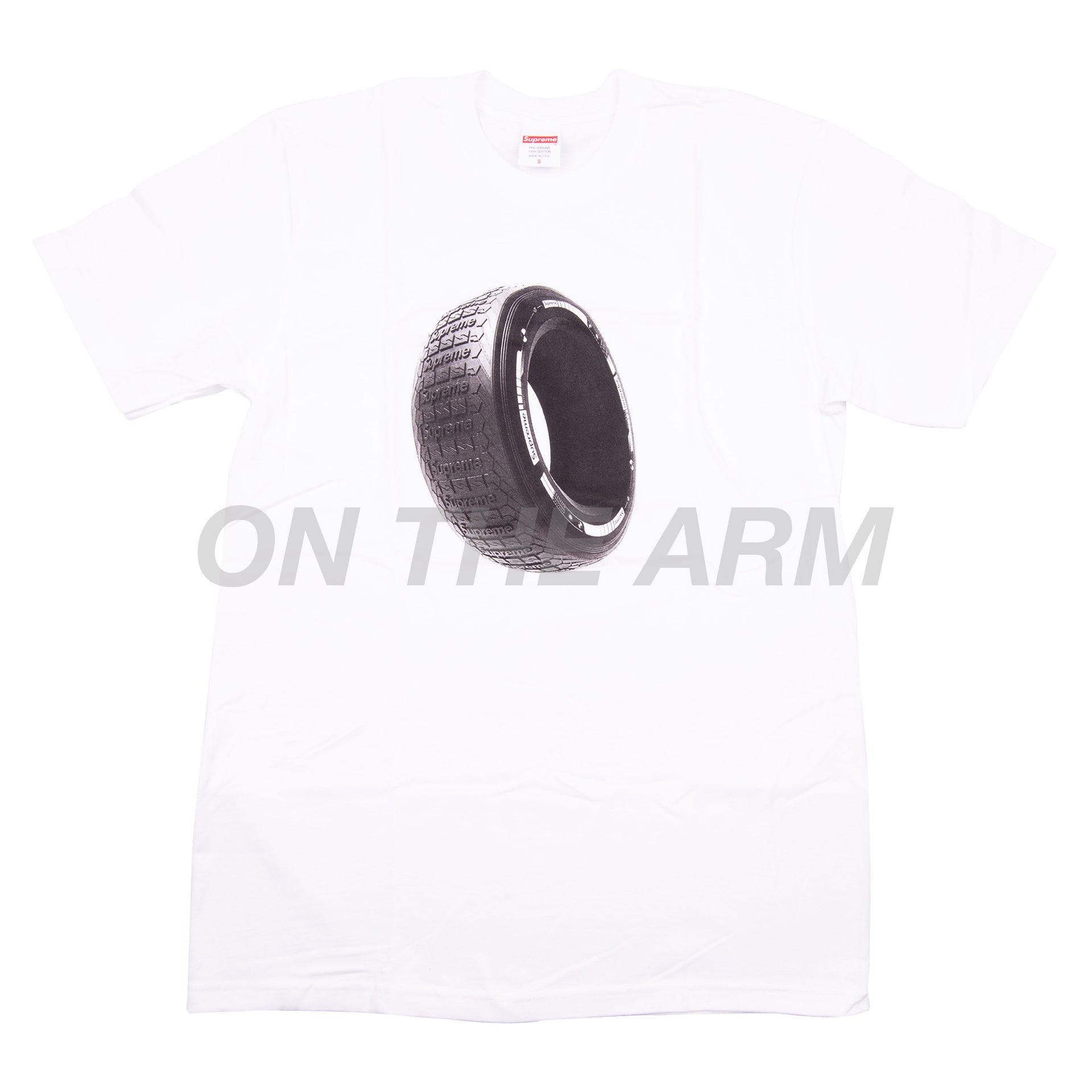 Supreme White Tire Tee