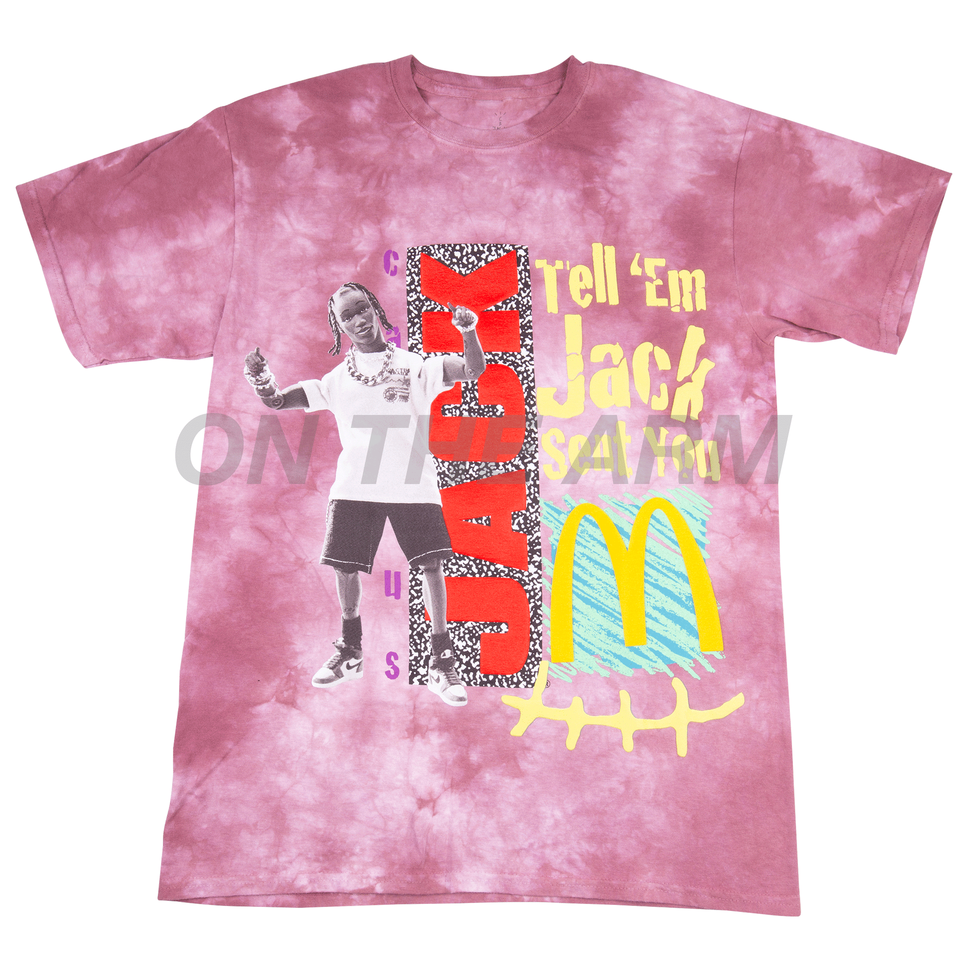 Travis Scott Berry McDonalds Smile Tee