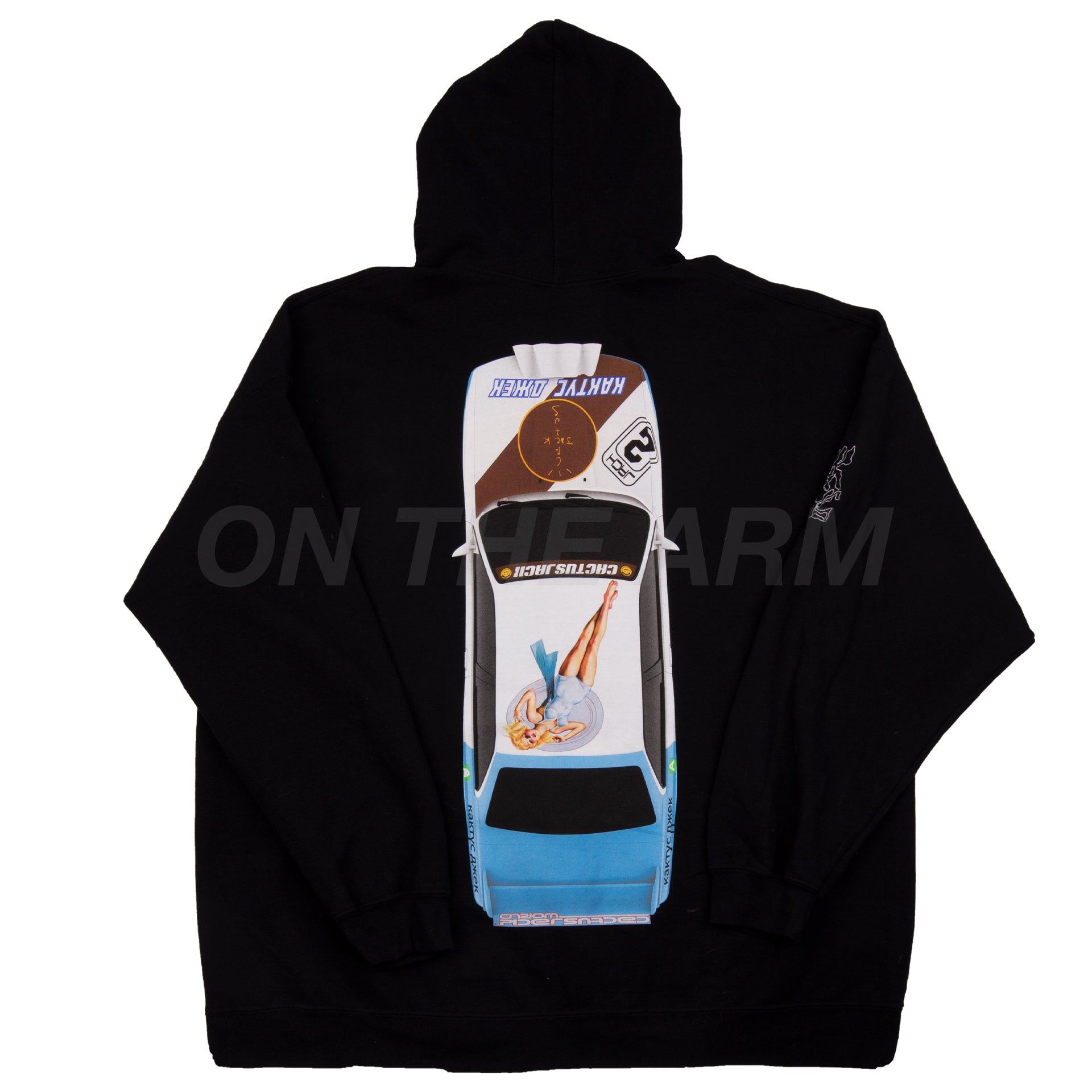 Travis Scott Black JACKBOYS Vehicle Hoodie USED