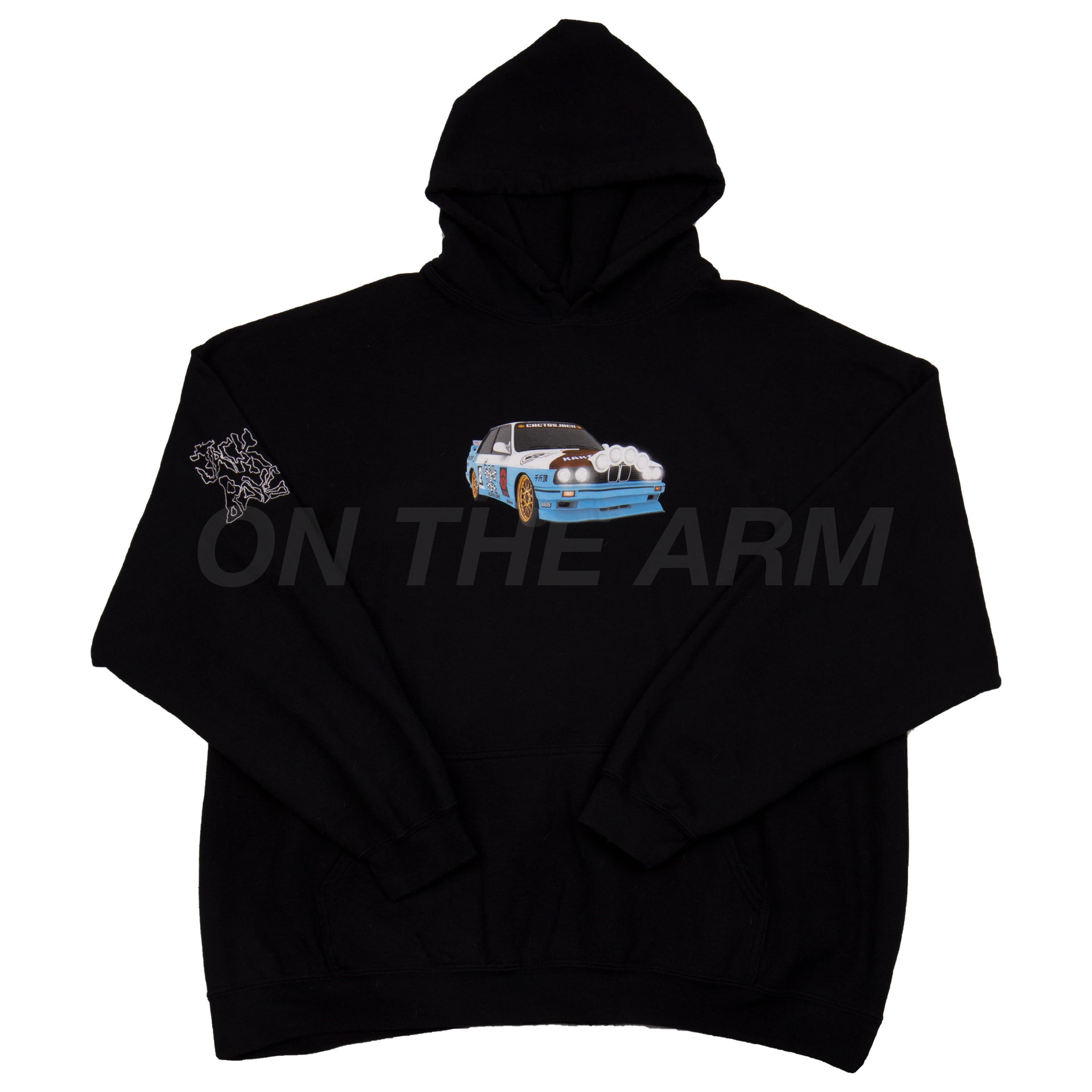 Travis Scott Black JACKBOYS Vehicle Hoodie USED