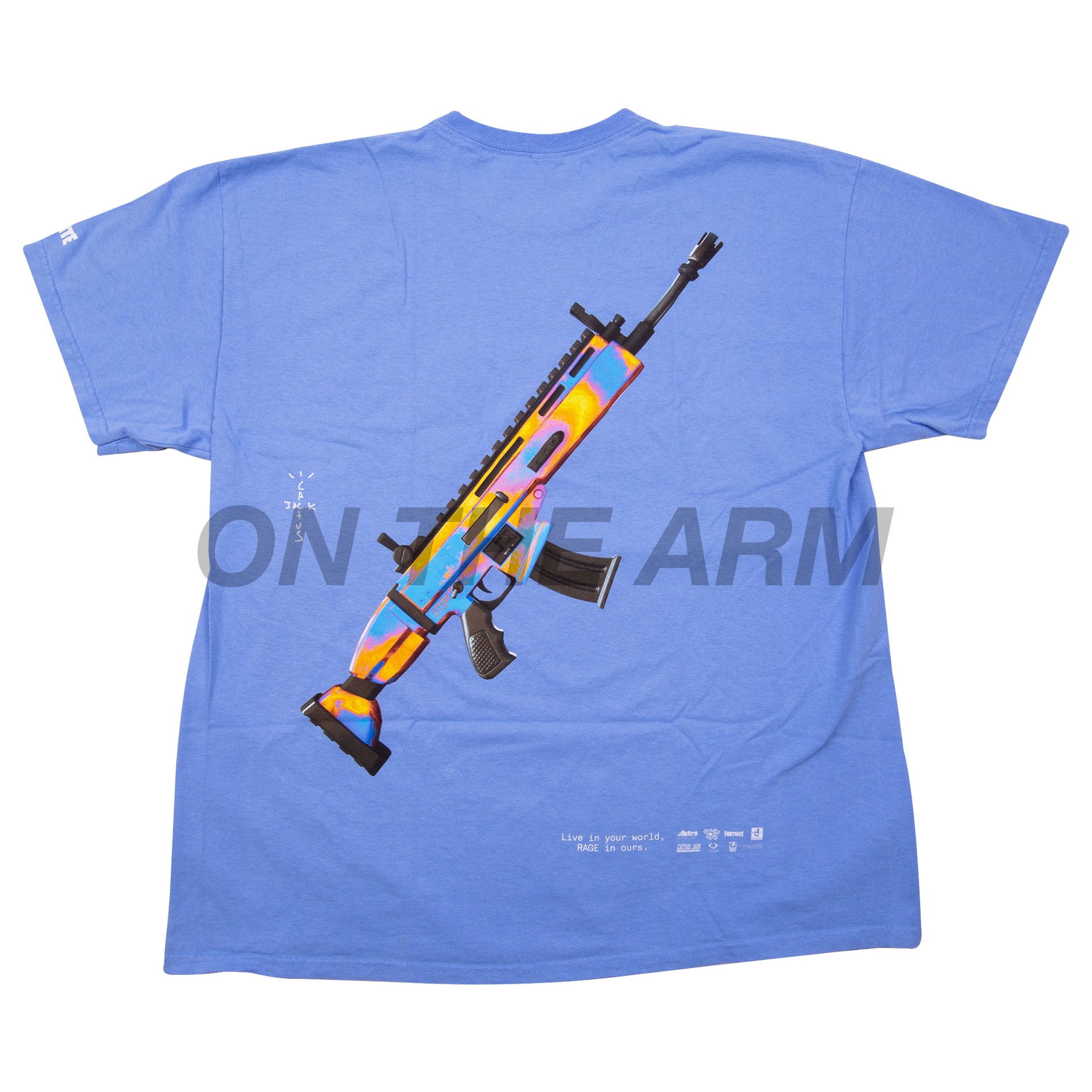 Travis Scott Blue Goosebumps Tee