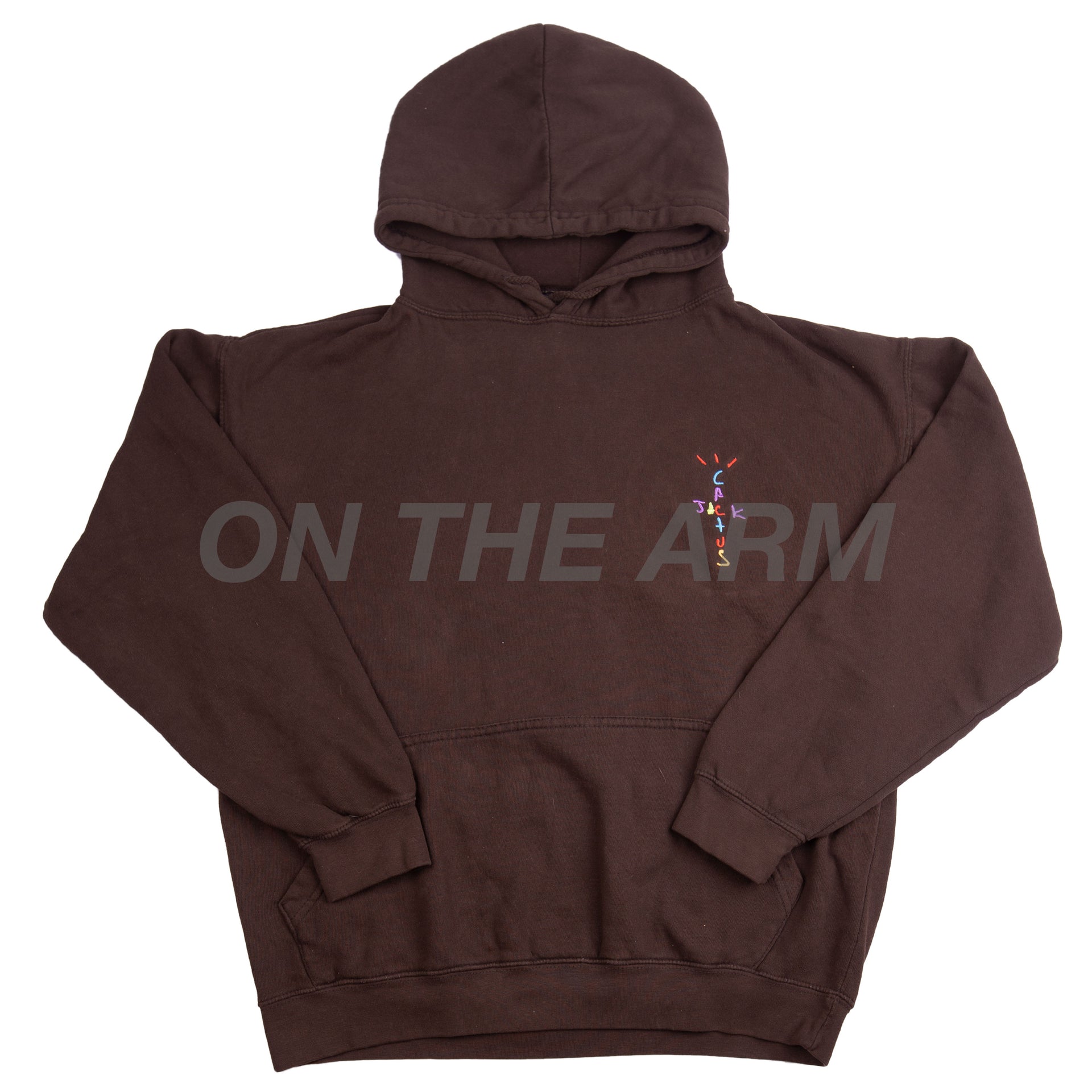Travis Scott Brown CJ Smile Hoodie