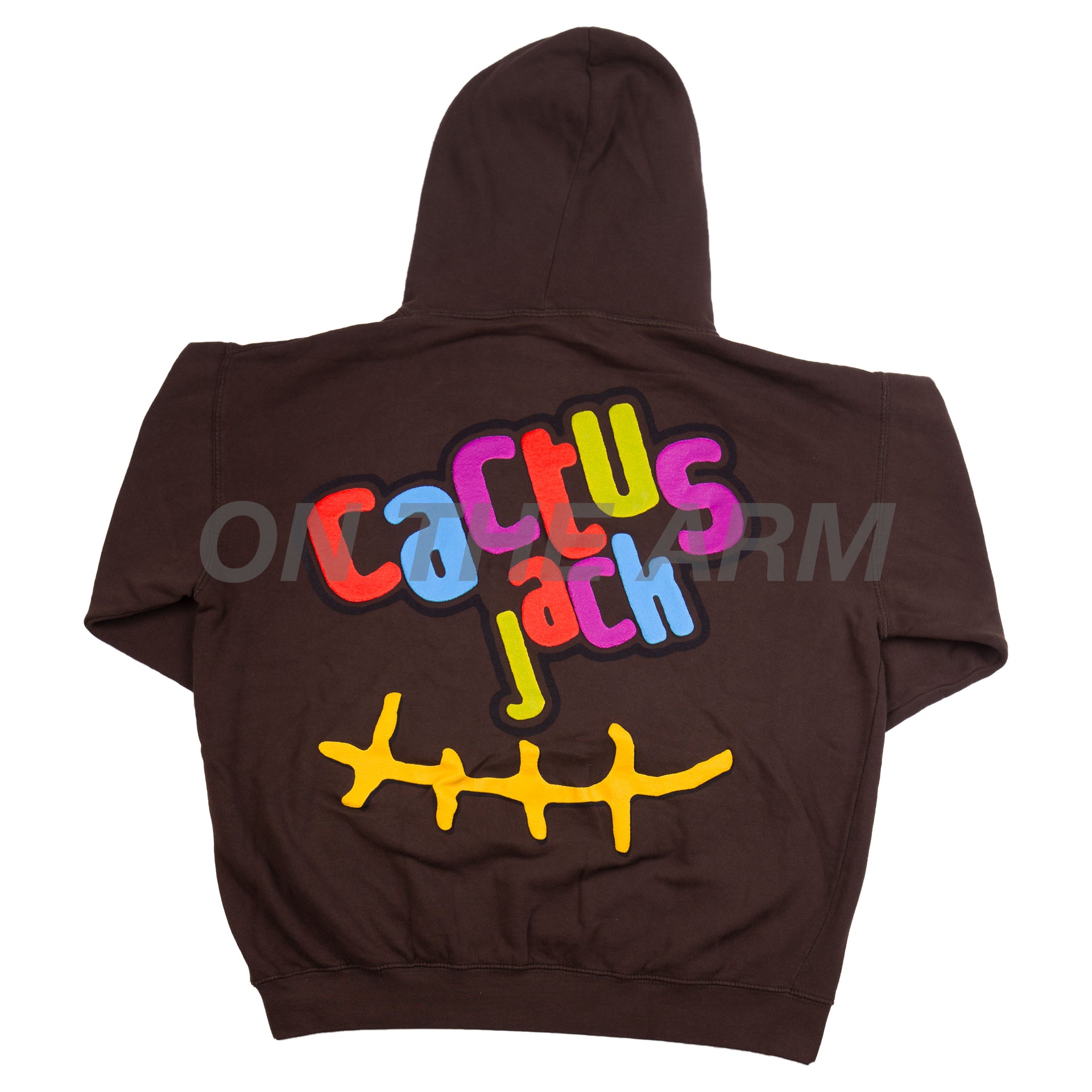 Travis Scott Brown CJ Smile Hoodie