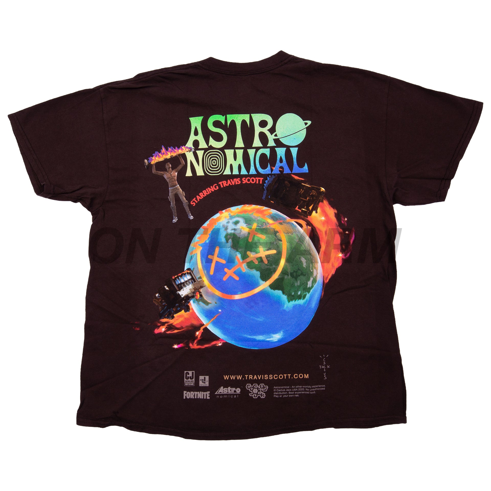 Travis Scott Brown Sicko Event Tee