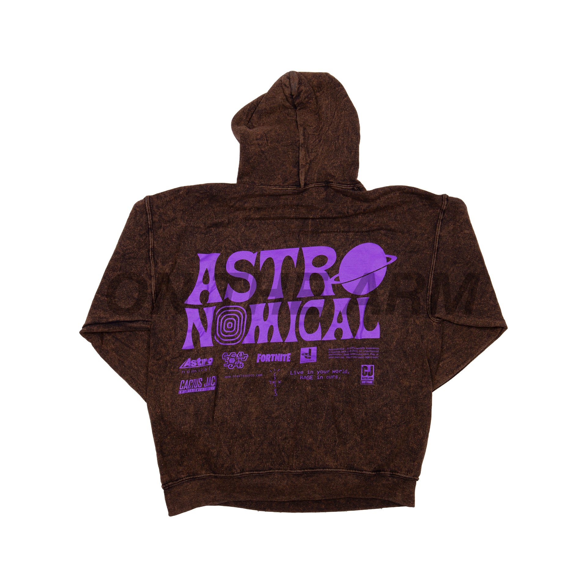 Travis Scott Brown World Event Hoodie