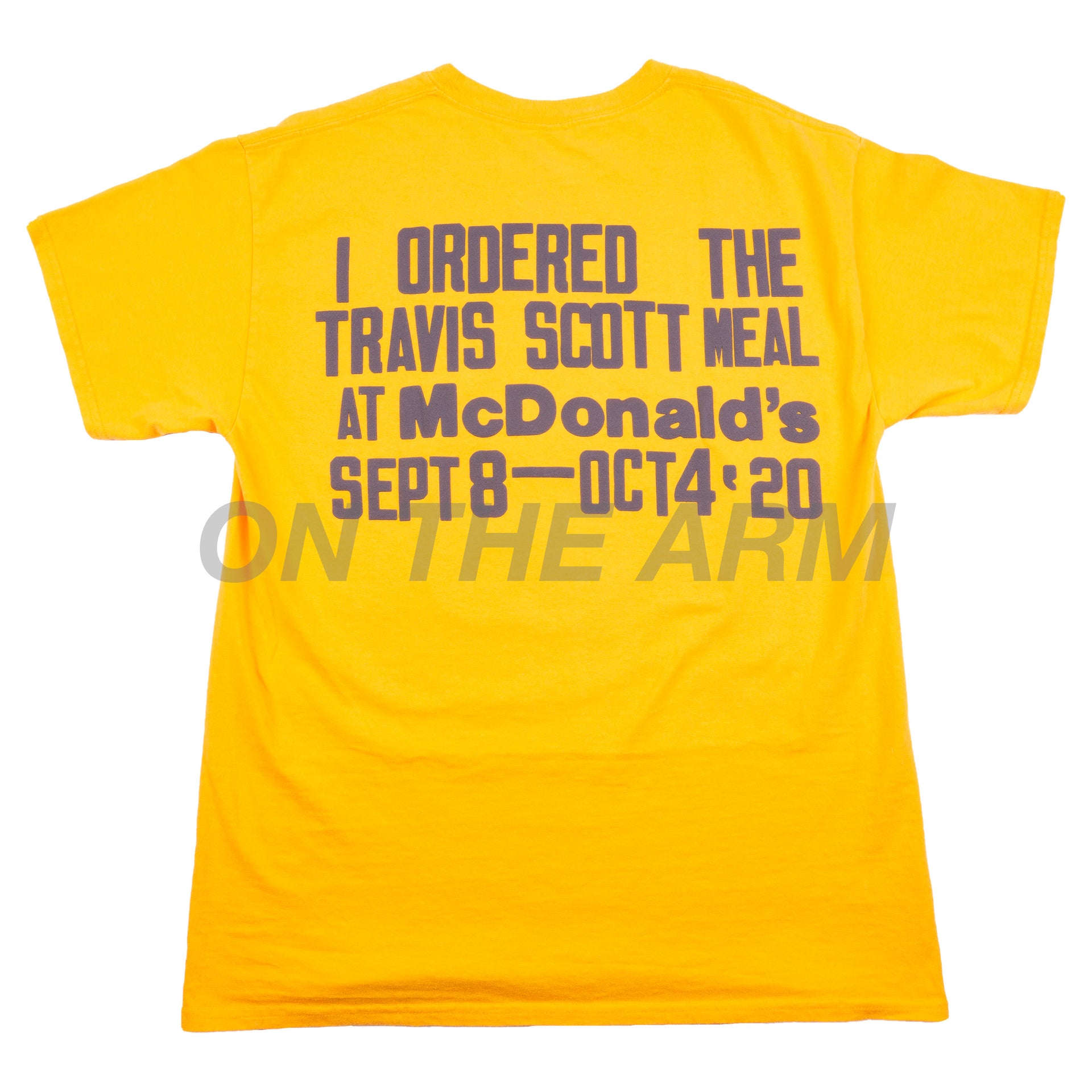 Travis Scott Gold CPFM Burger Tee