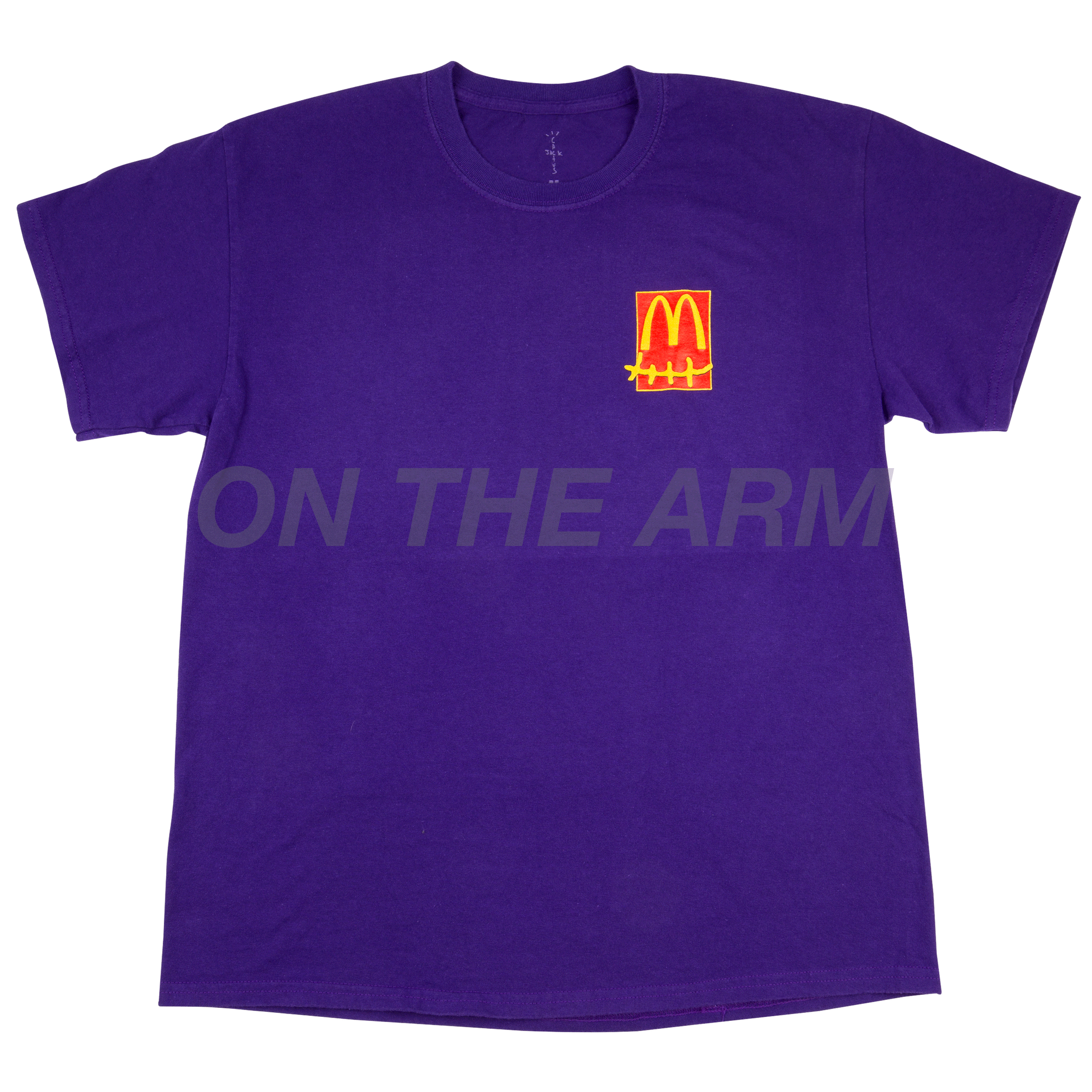 Travis Scott Purple McDonalds Action Figure Series Tee