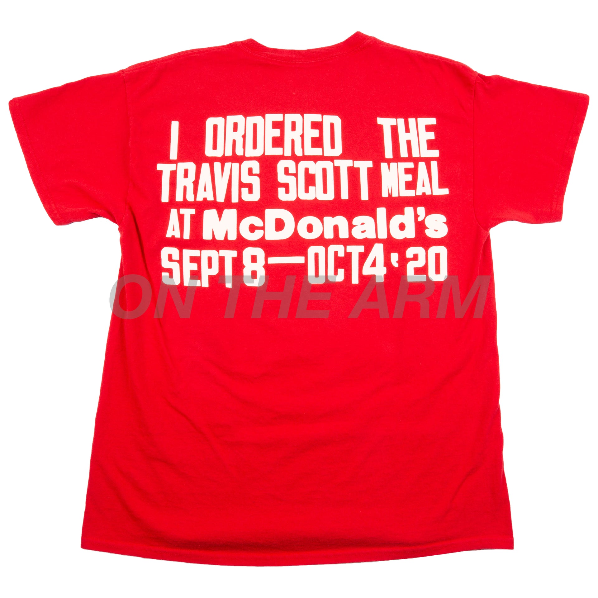 Travis Scott Red CPFM Burger Tee
