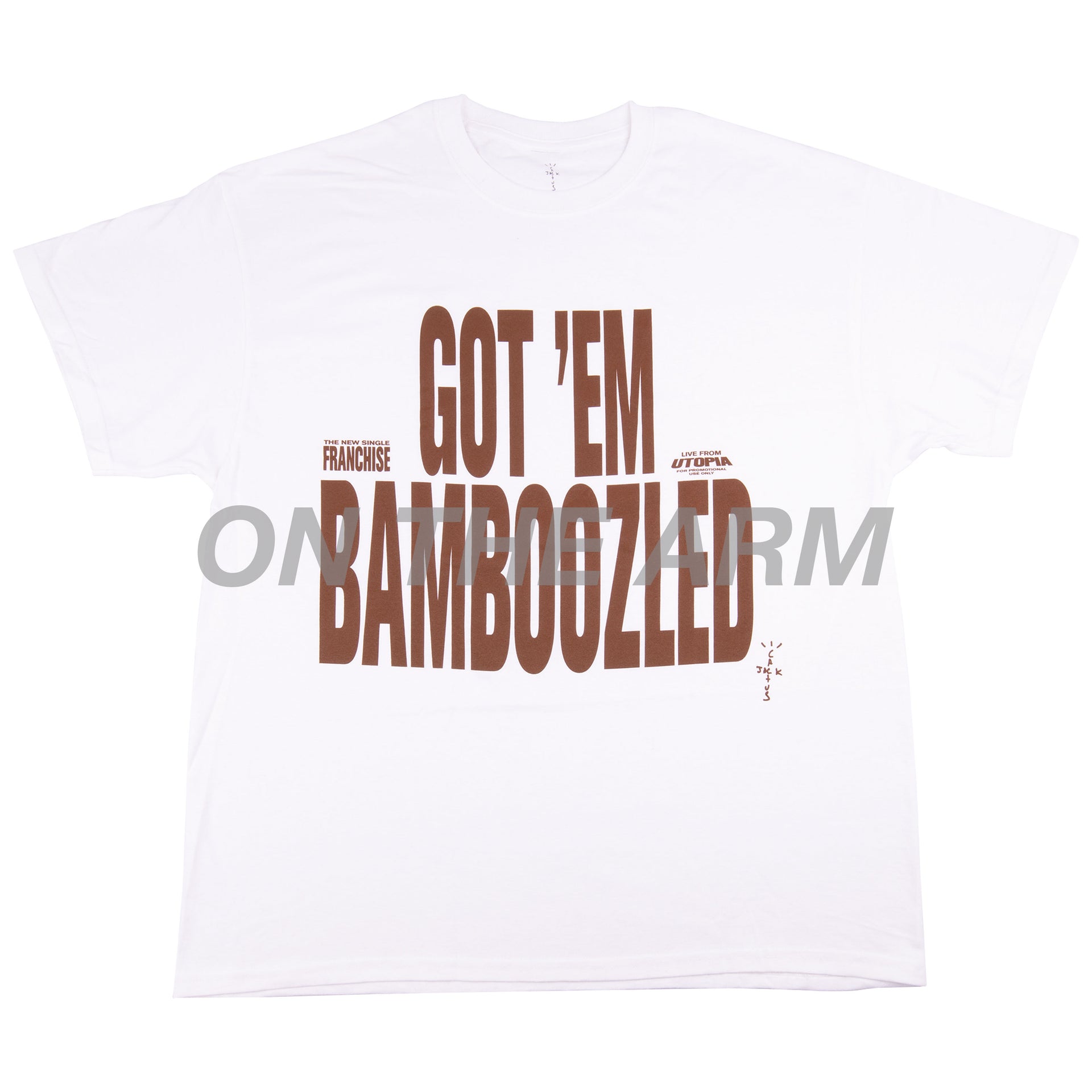Travis Scott White Bamboozled Tee