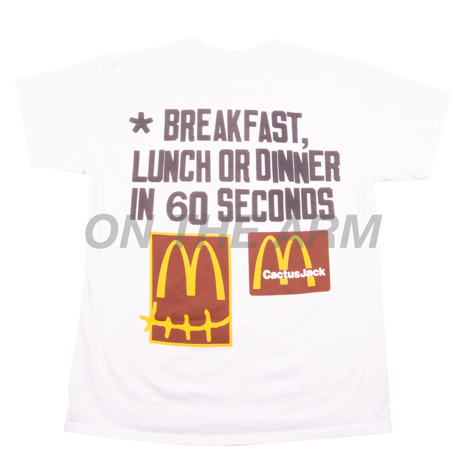 Travis Scott White CPFM 60 Seconds Tee