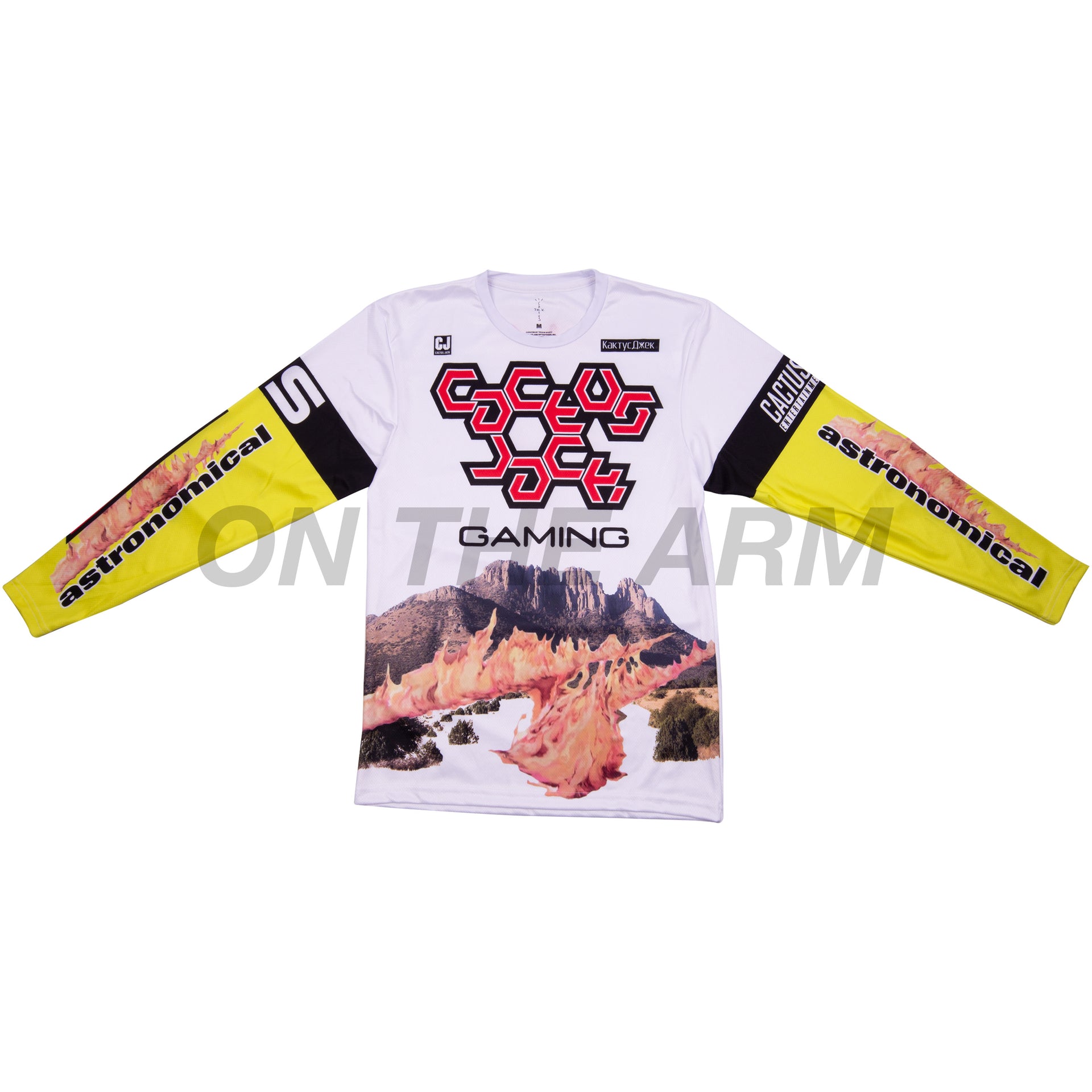 Travis Scott White Cactus Jack Gaming Jersey