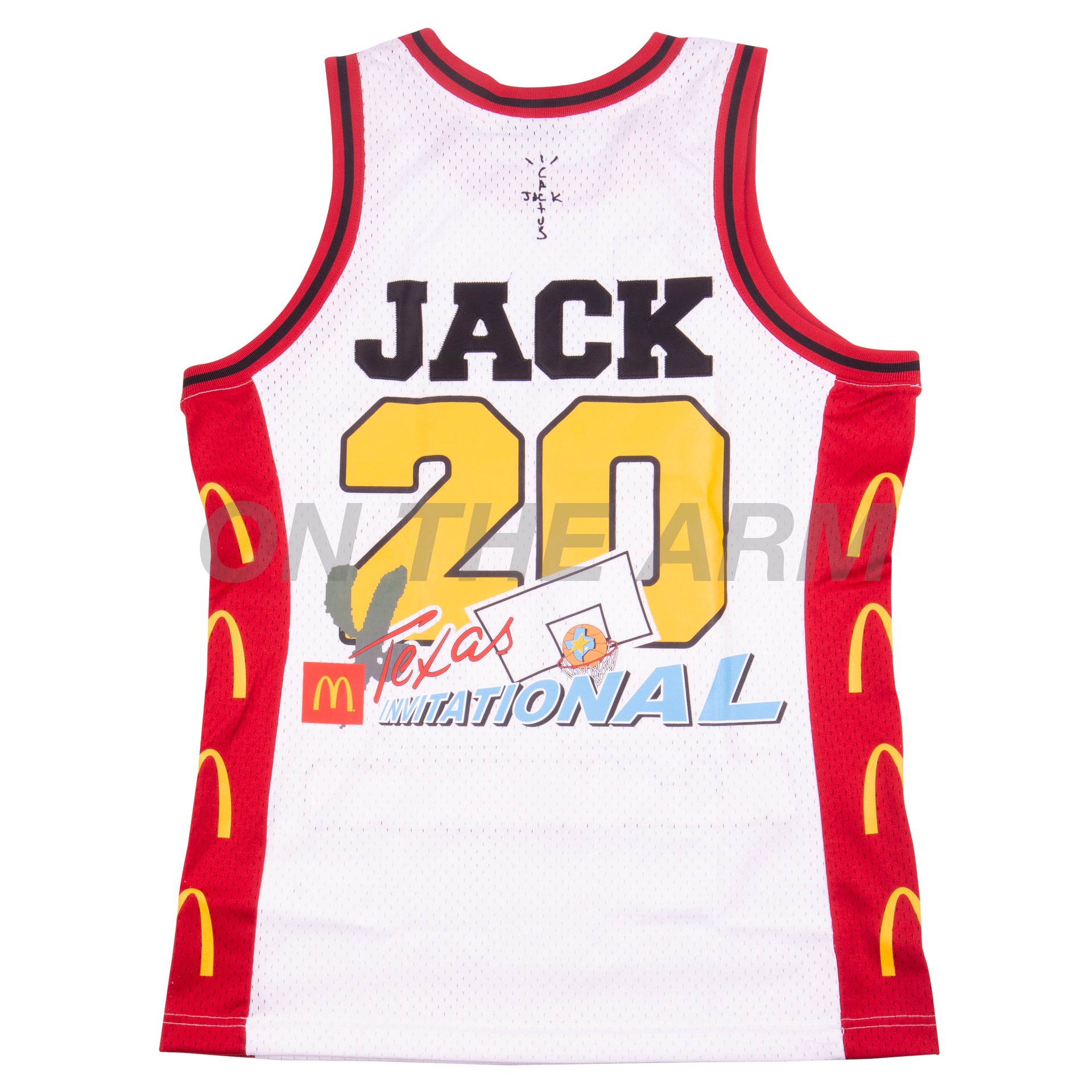Travis Scott White McDonalds All American Basketball Jersey