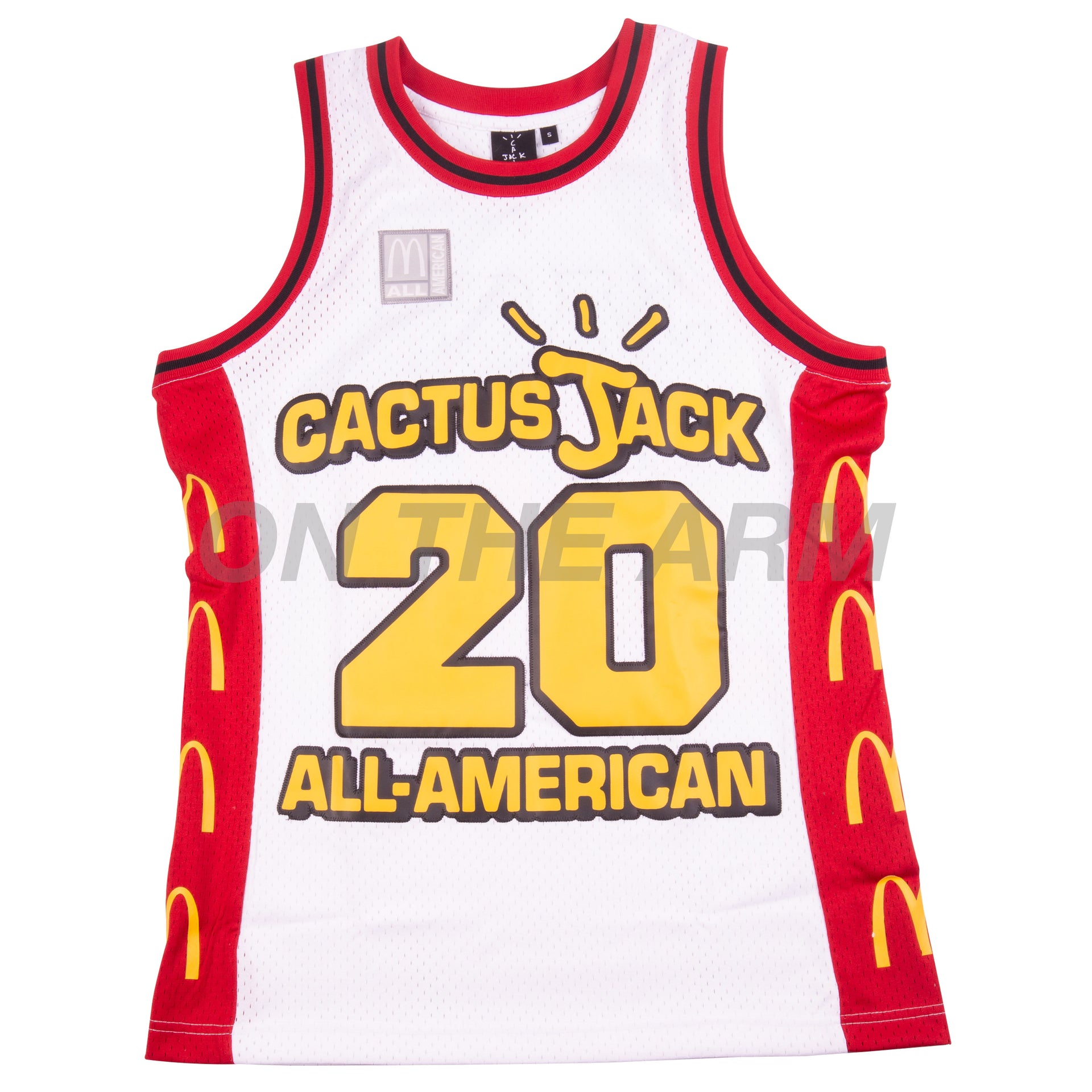 Travis Scott White McDonalds All American Basketball Jersey