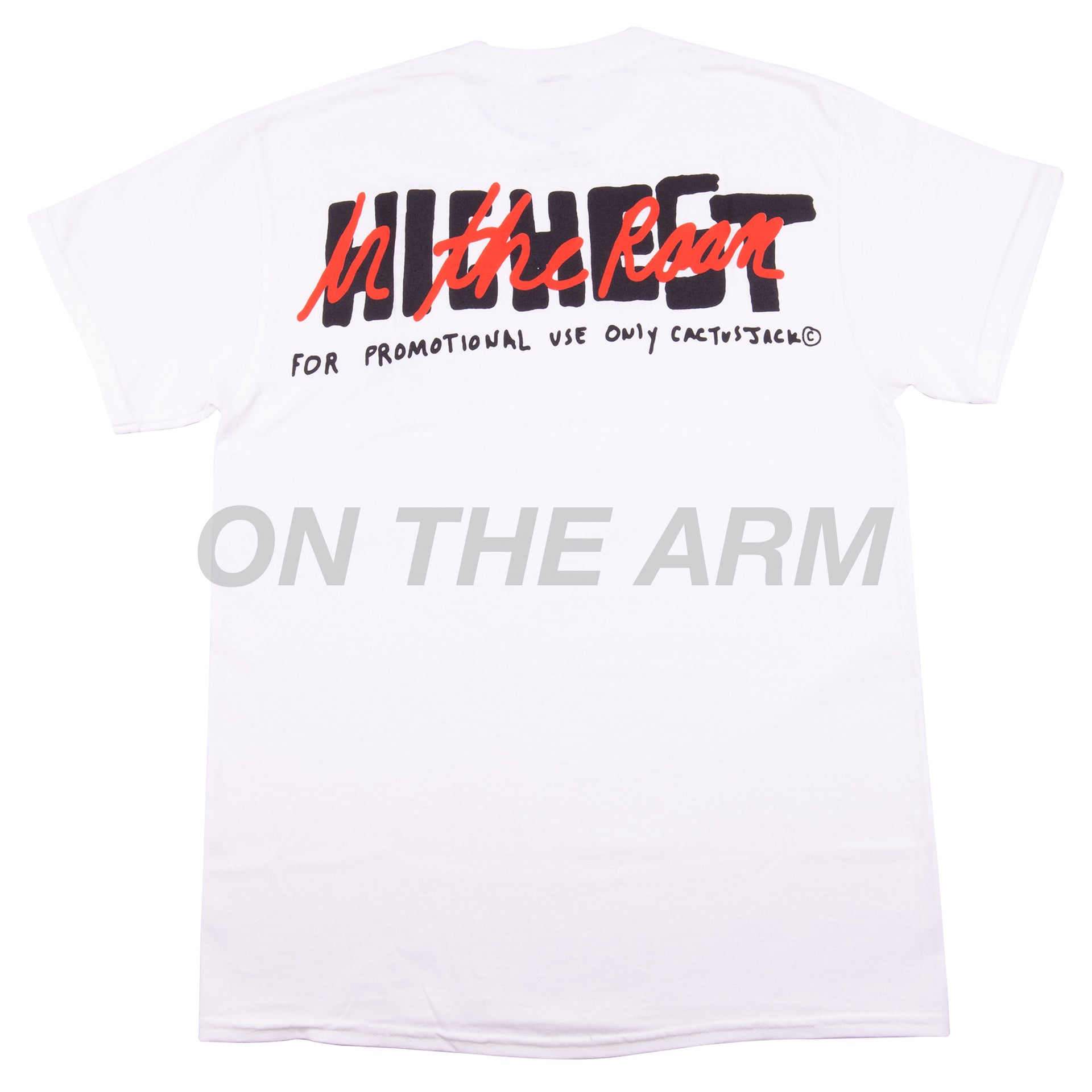 Travis Scott White Paid In Rage Tee