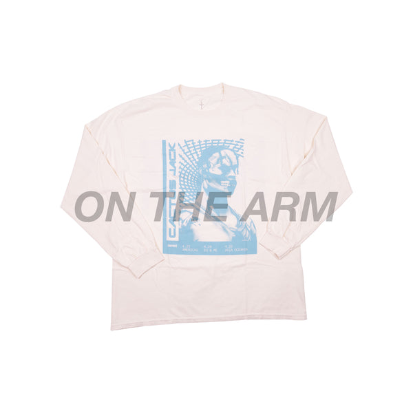 Travis Scott White T-3500 Repeat L/S