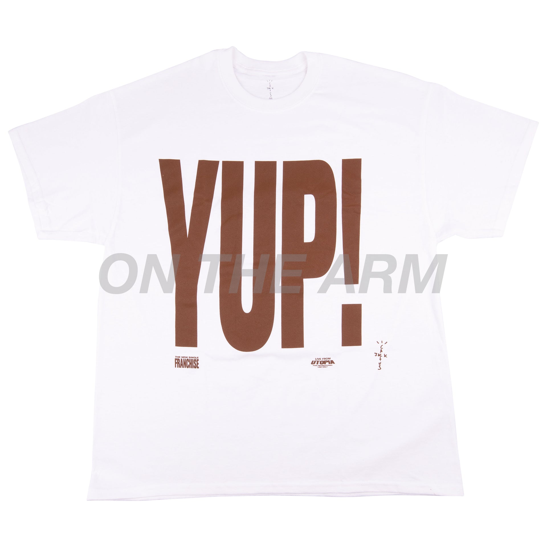 Travis Scott White Yup! Tee