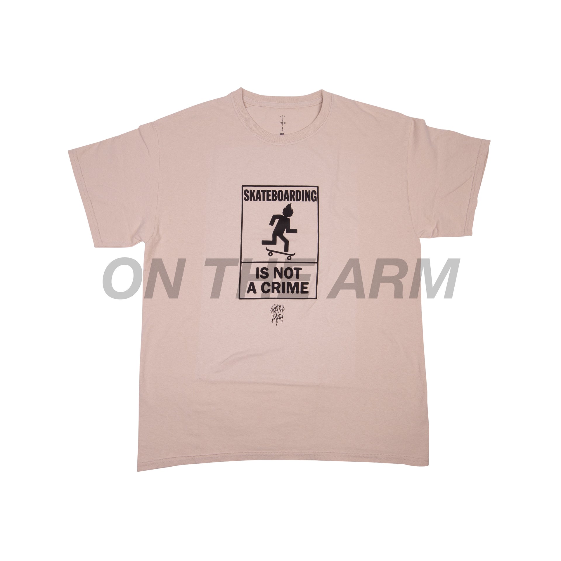 Travis Scott Tan Not A Crime Tee