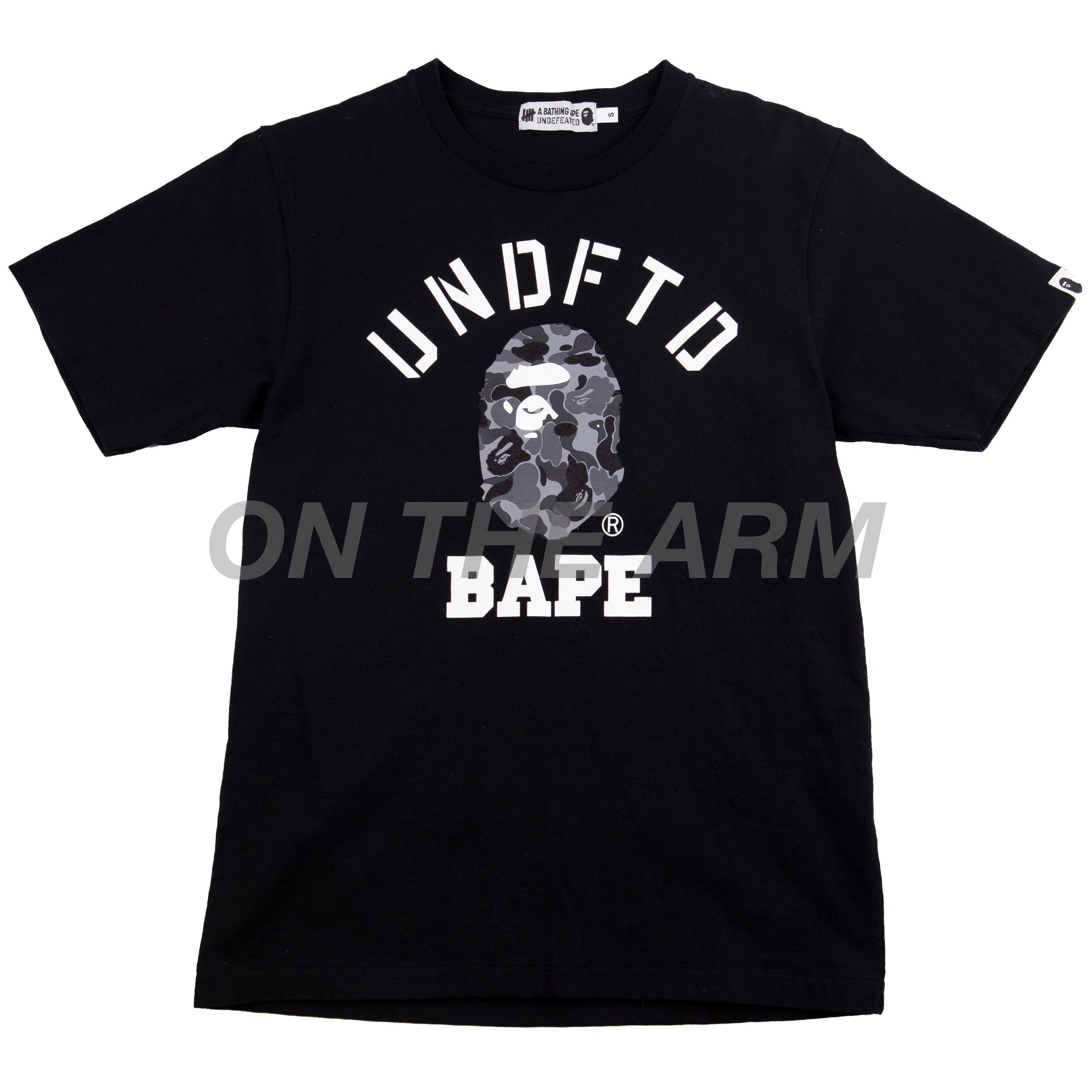 Bape Black UNDFTD College Tee USED