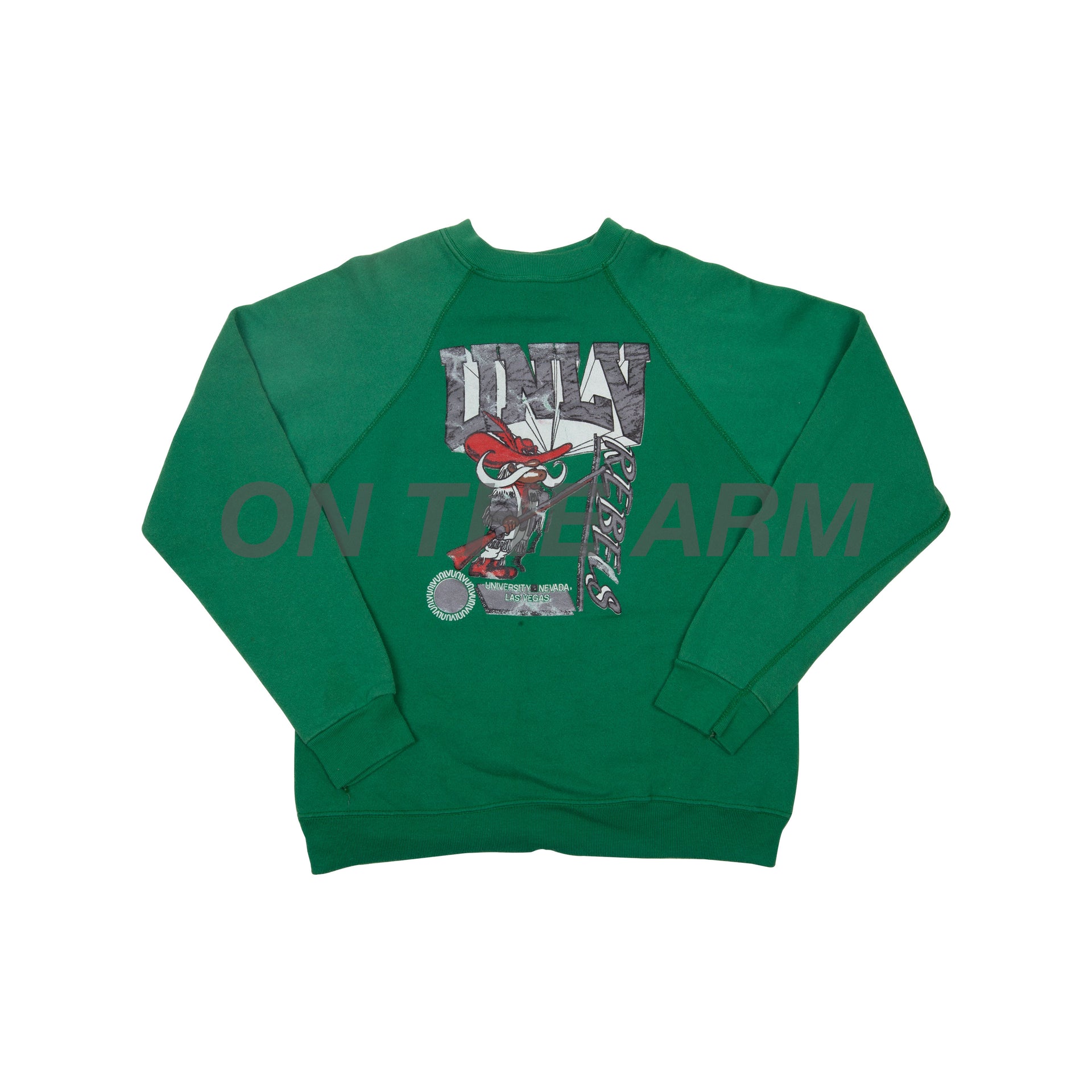 Vintage Green 1980's UNLV Crew