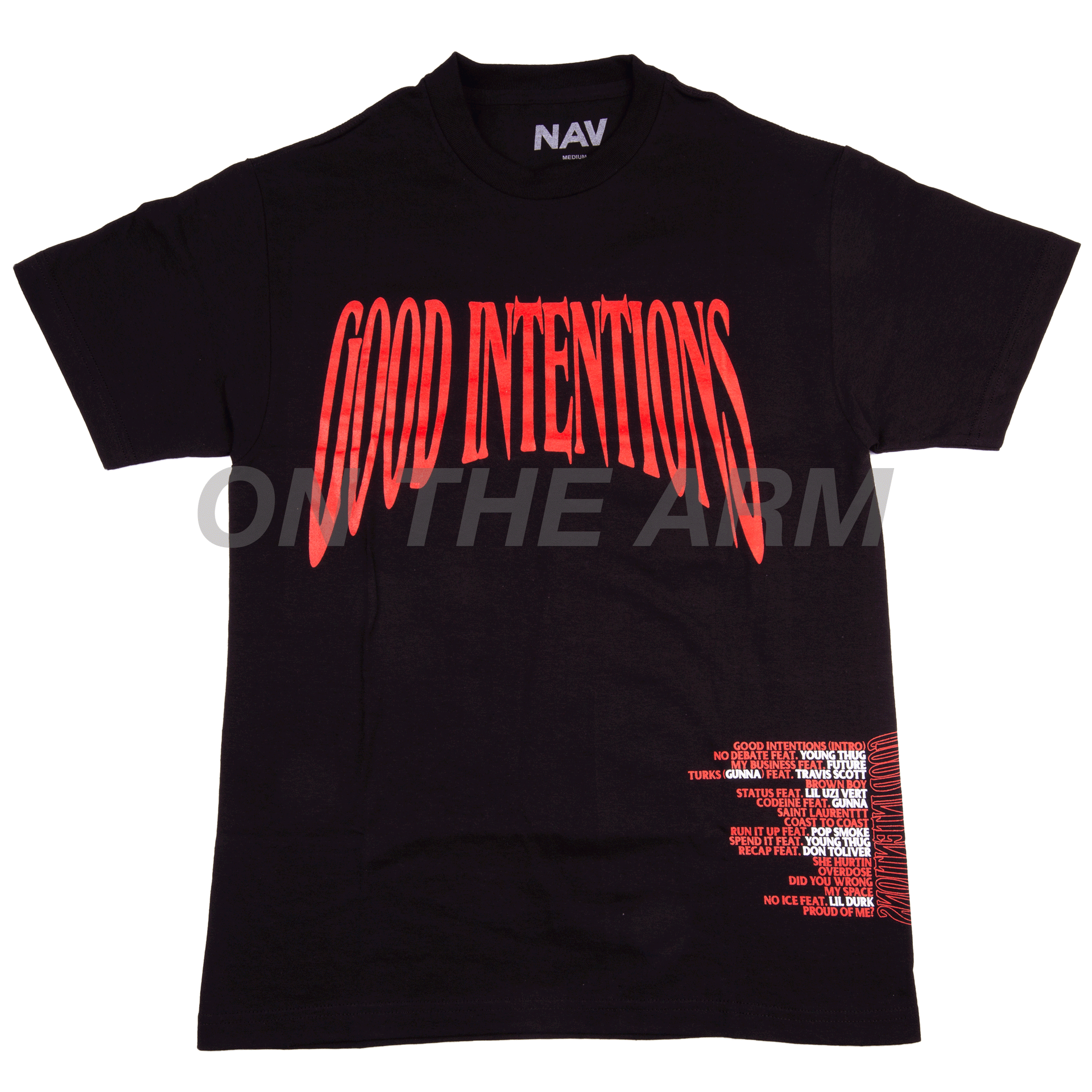 VLONE Black NAV Good Intentions Tee