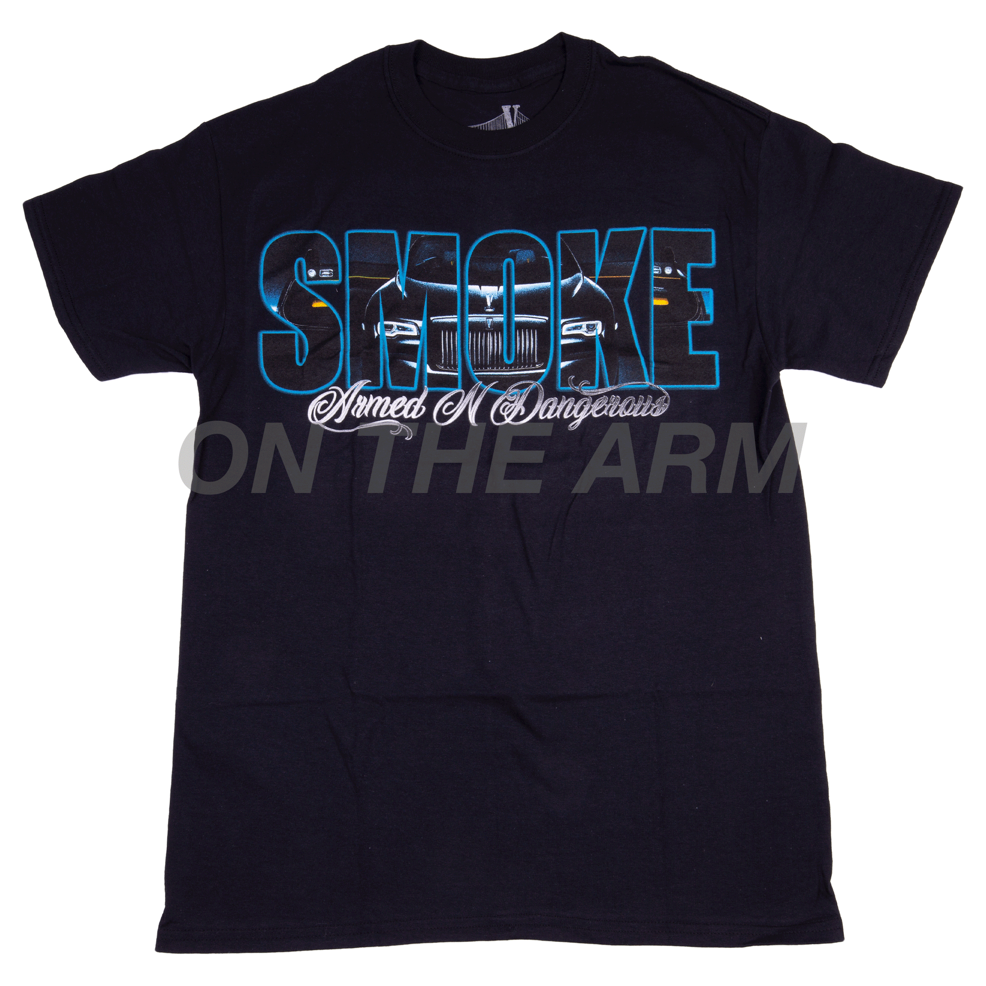 VLONE Black Pop Smoke Armed & Dangerous Tee