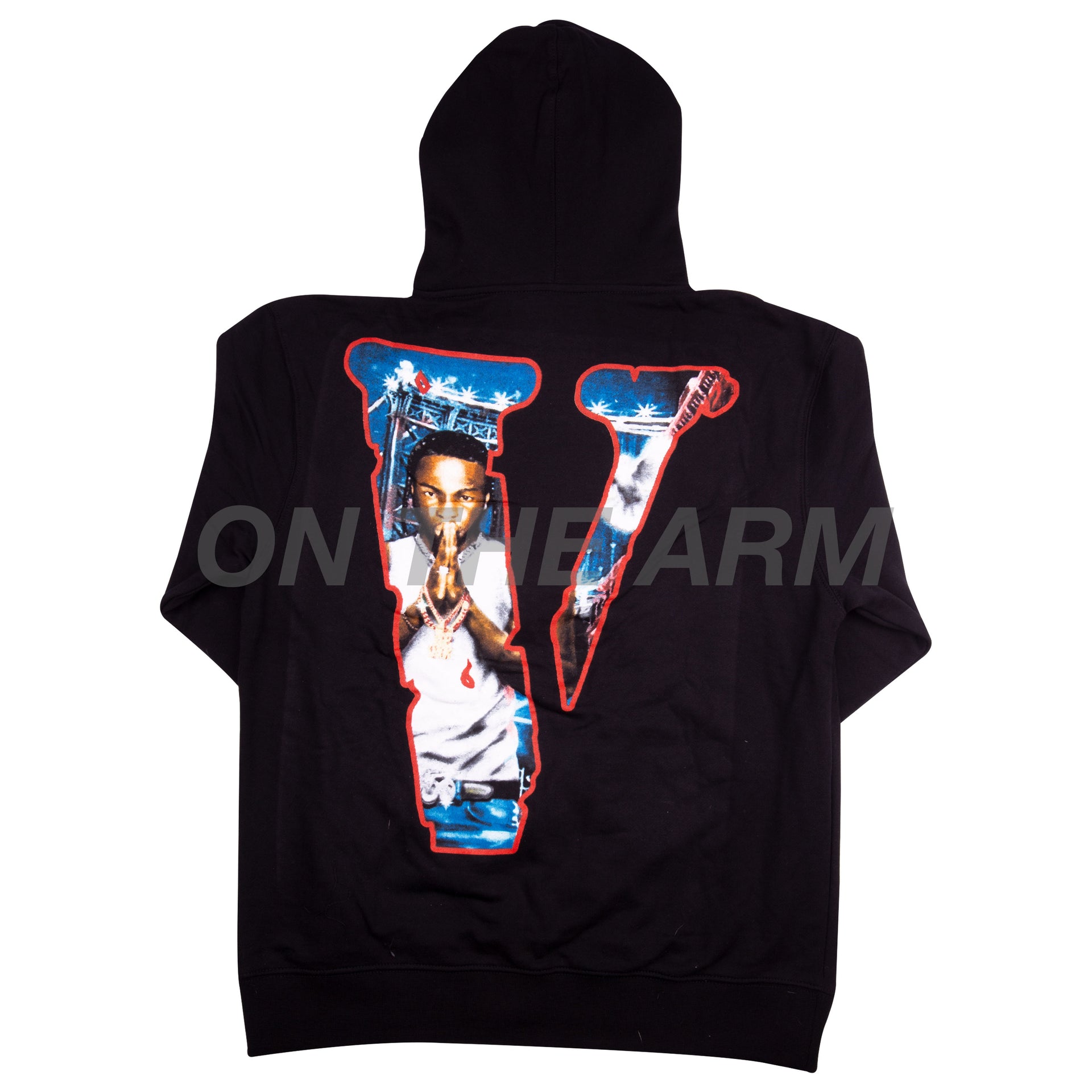 VLONE Black Pop Smoke City Hoodie