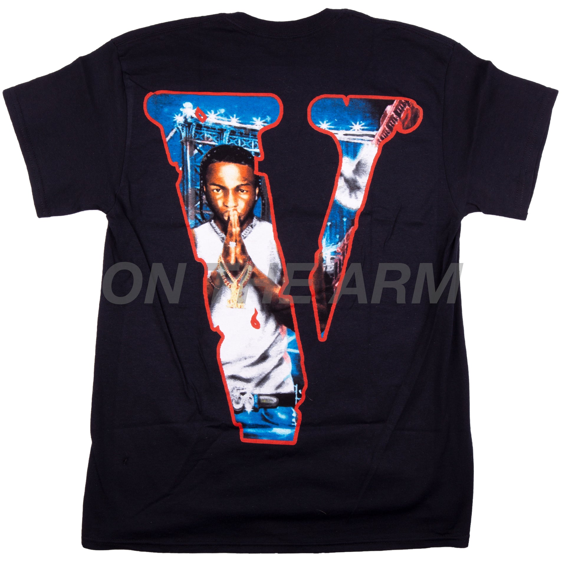 VLONE Black Pop Smoke City Tee