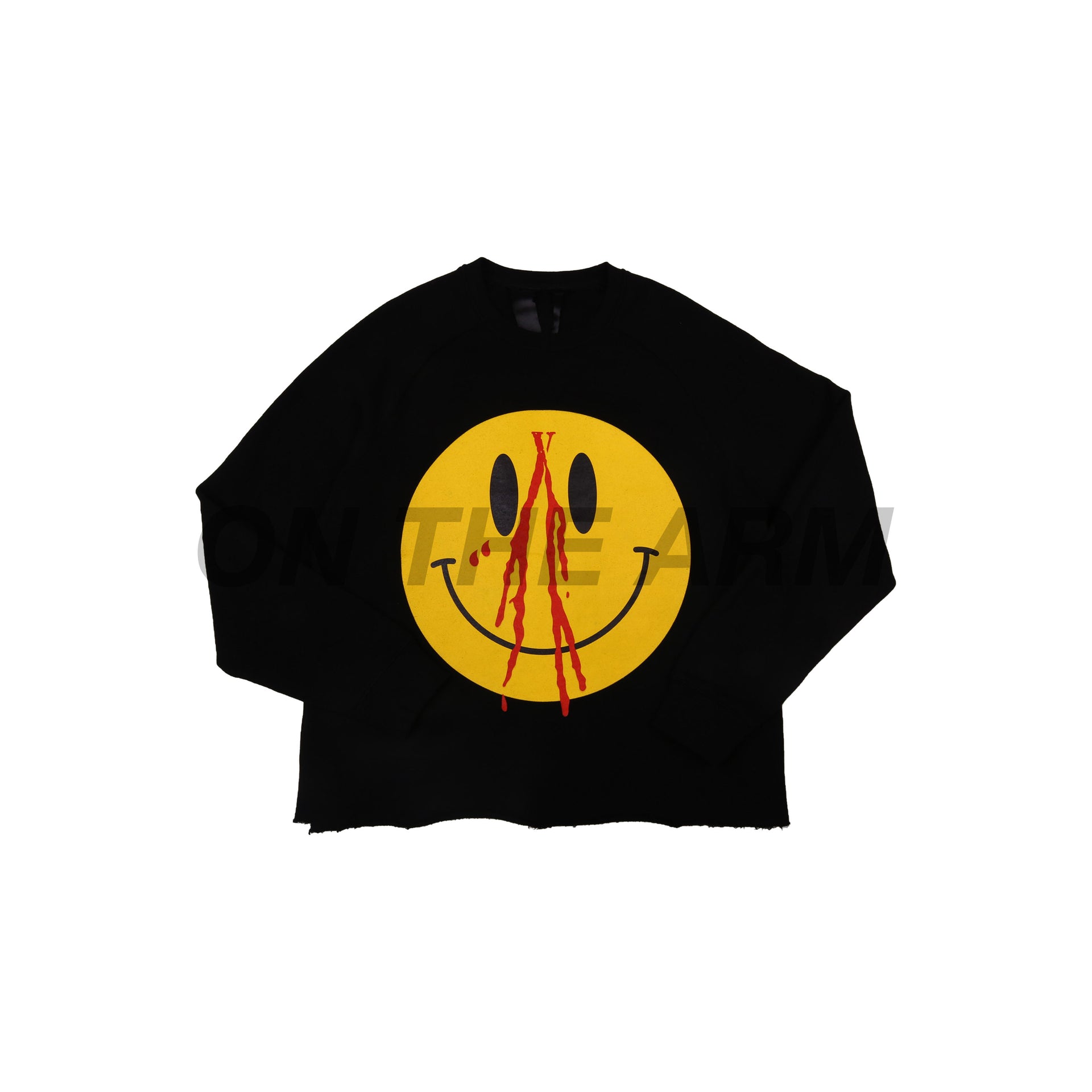 VLONE Black Smiley Crew USED