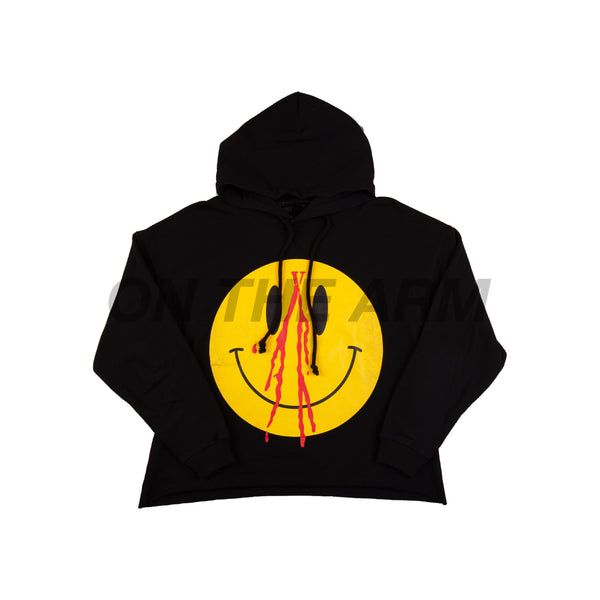 VLONE Black Smiley Hoodie USED