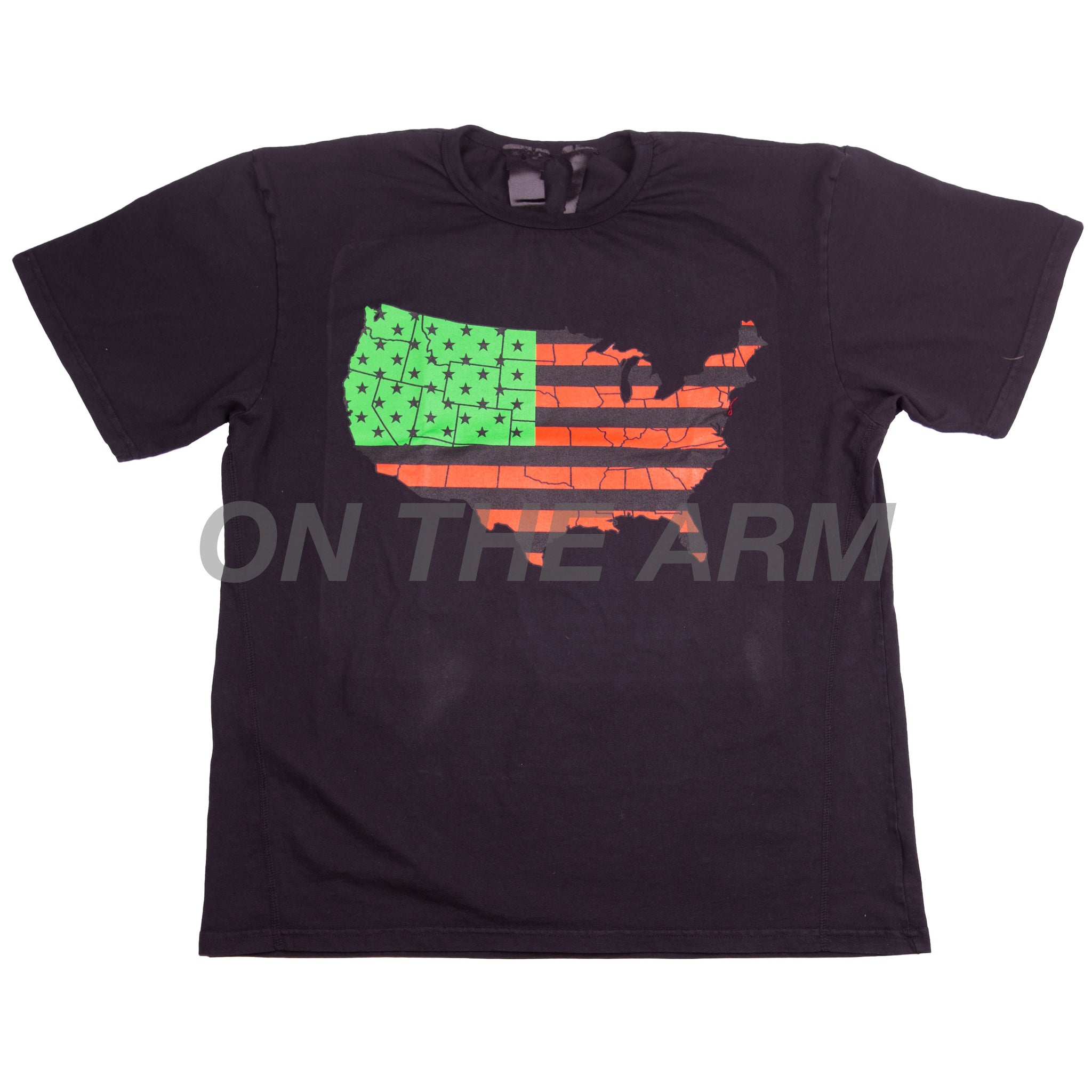 VLONE Black USA Flag Tee (ATL EXCLUSIVE)