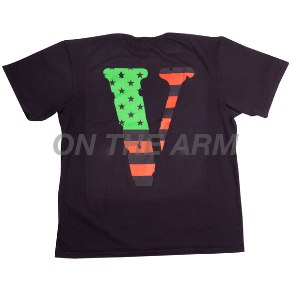 VLONE Black USA Flag Tee (ATL EXCLUSIVE)