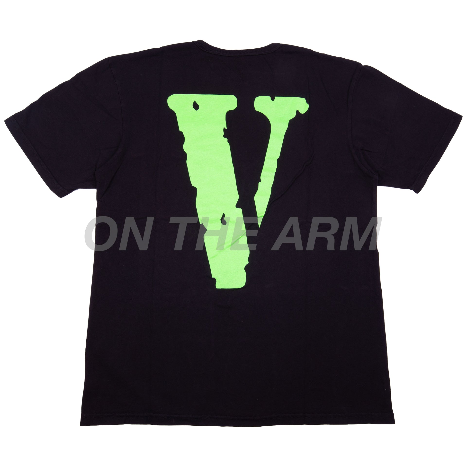 VLONE Black/Green Staple Tee