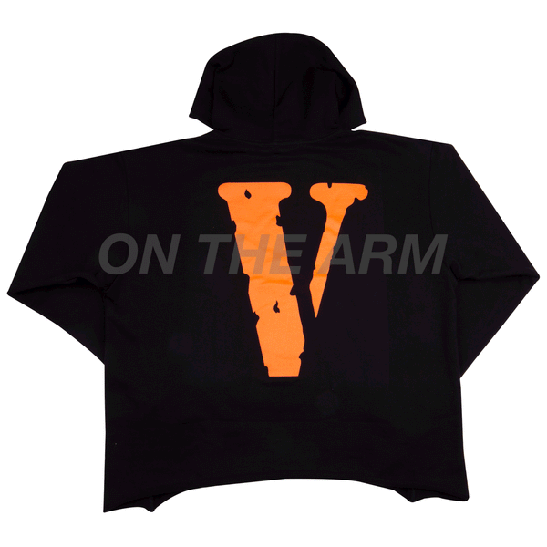 VLONE Black/Orange Staple Hoodie