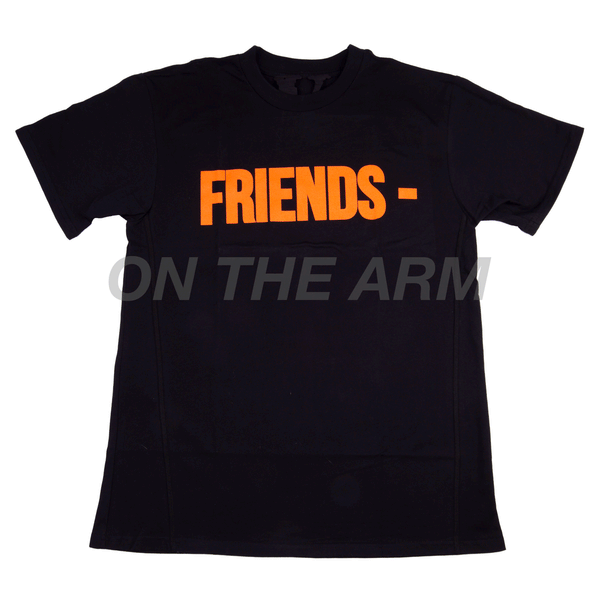 VLONE Black/Orange FRIENDS Tee