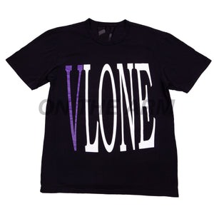 VLONE Black/Purple Staple Tee