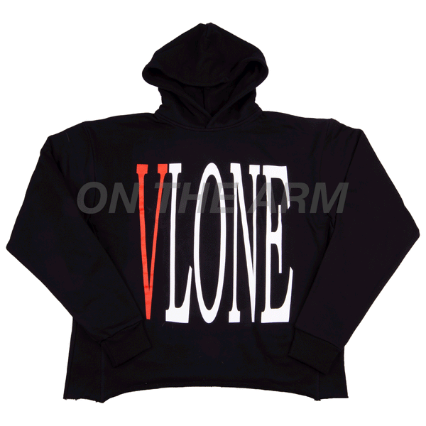 VLONE Black/Red Staple Hoodie