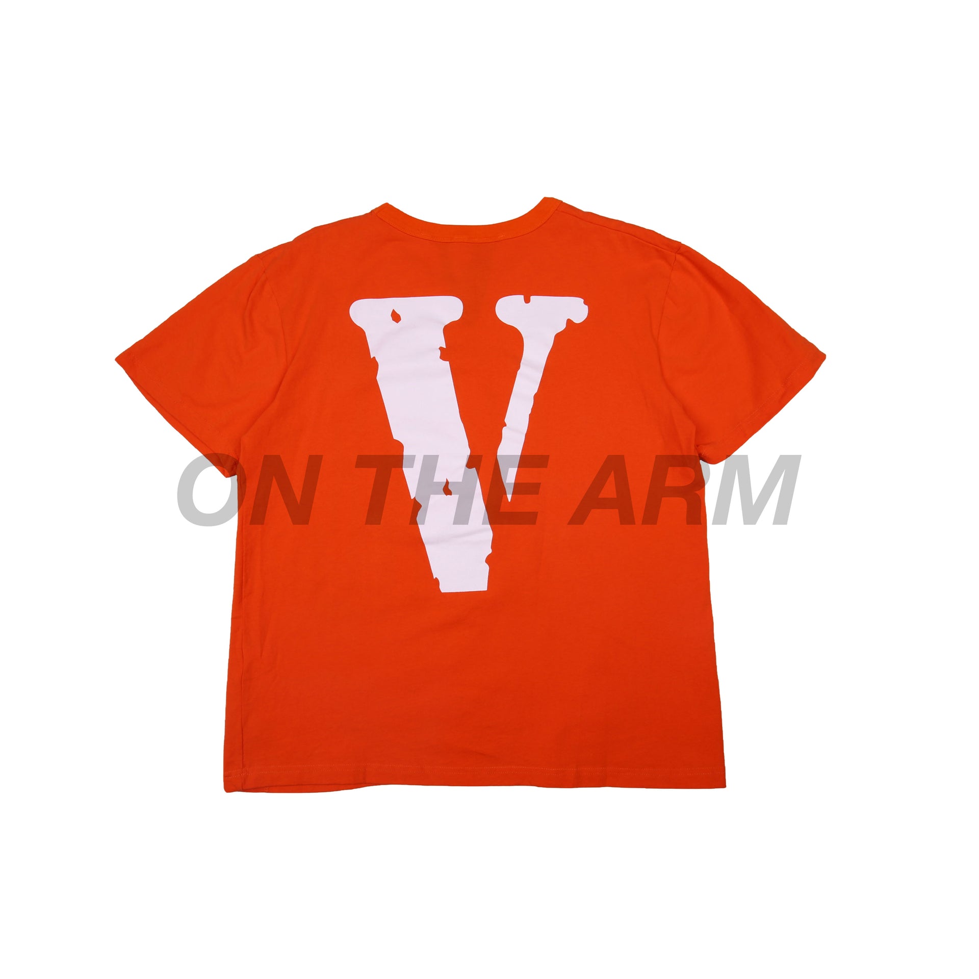 VLONE Orange Staple Tee USED