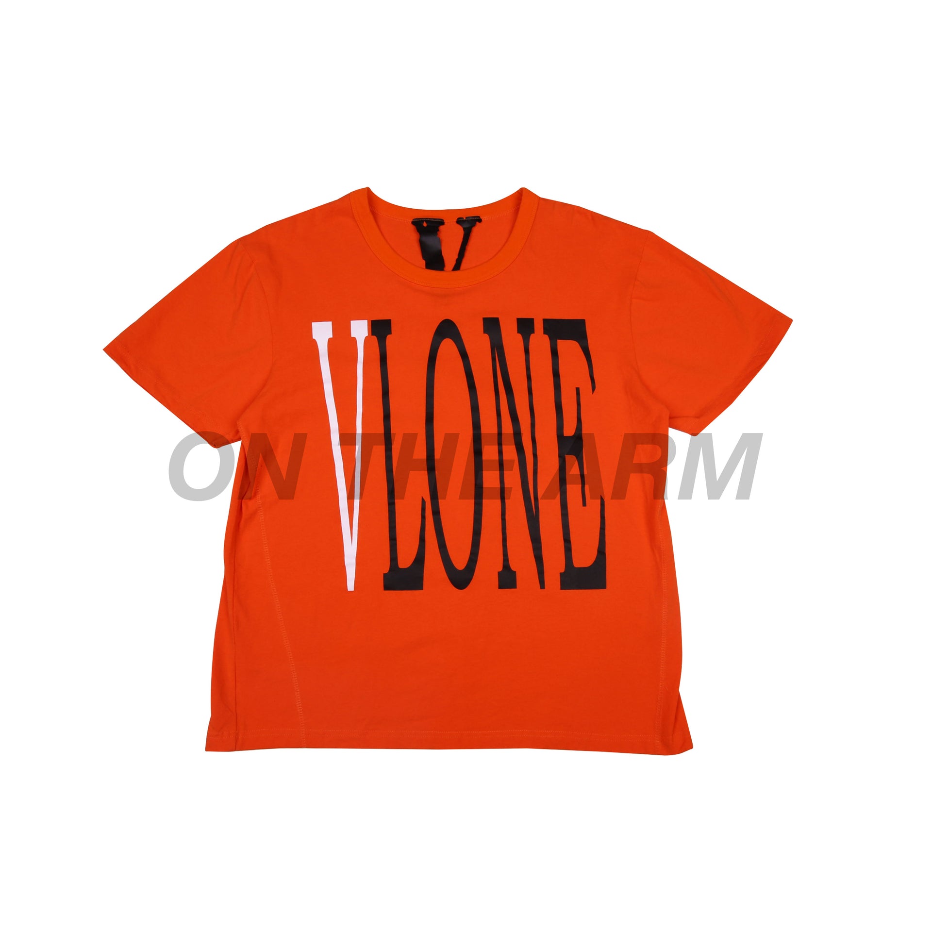 VLONE Orange Staple Tee USED