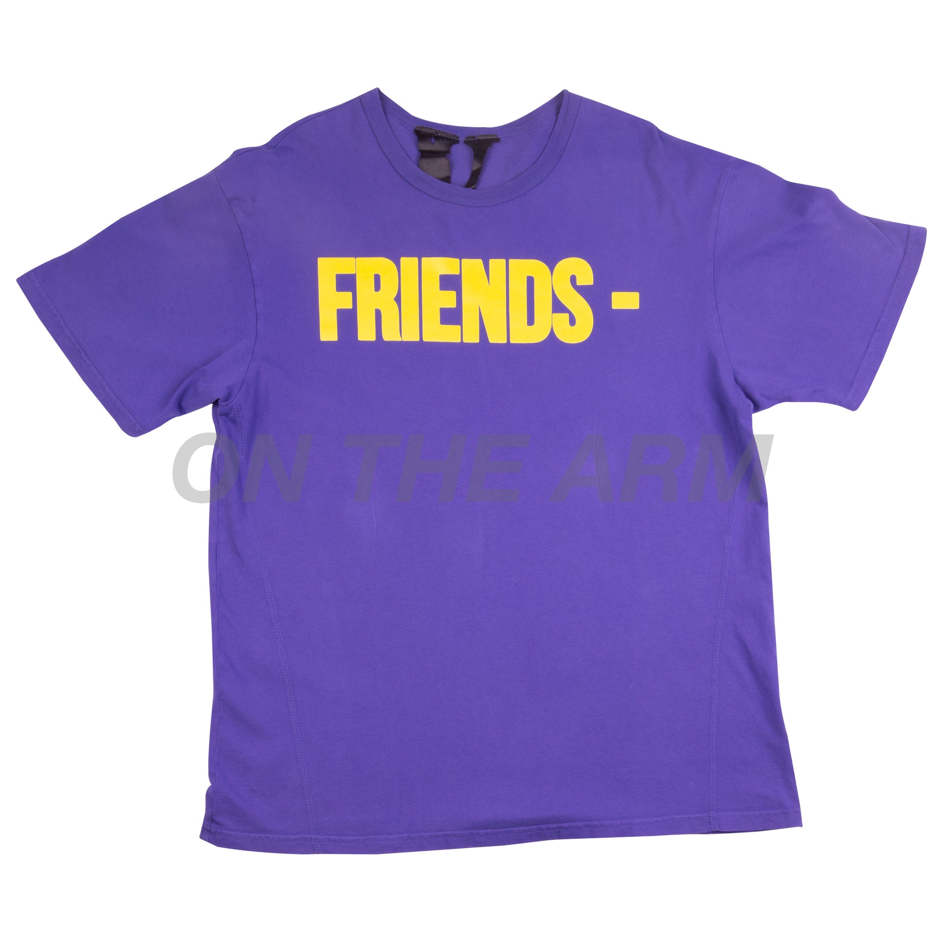 VLONE Purple/Yellow FRIENDS Tee USED
