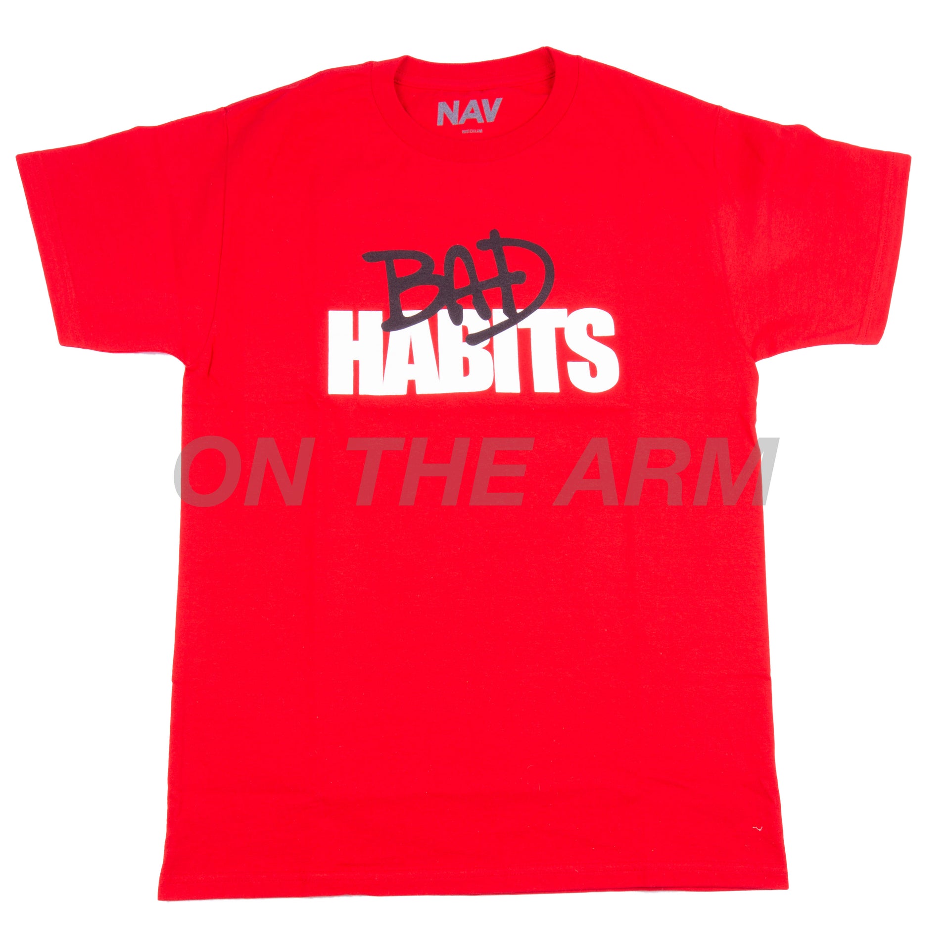 VLONE Red Nav Bad Habits Tee