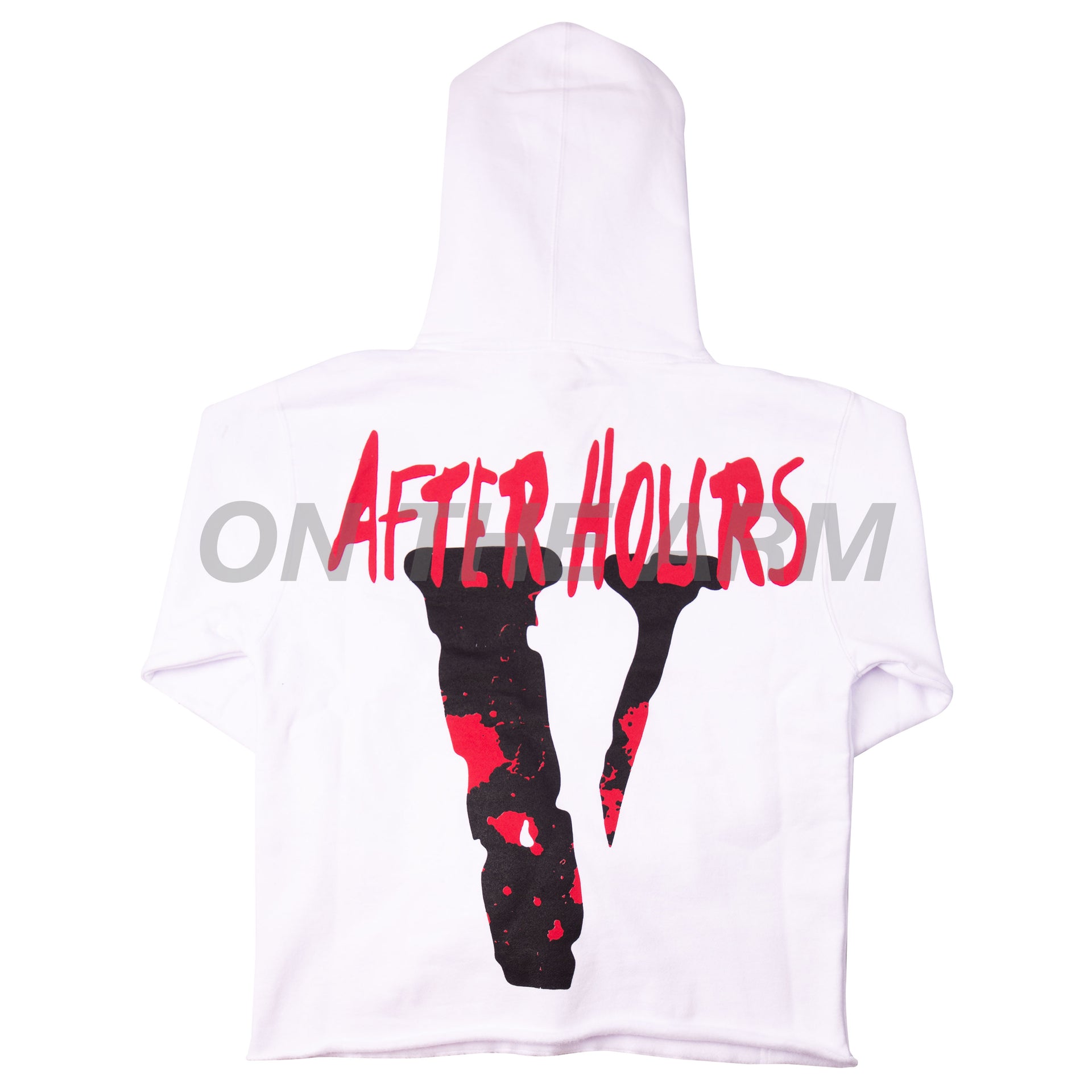 VLONE White XO After Hours Drip Hoodie