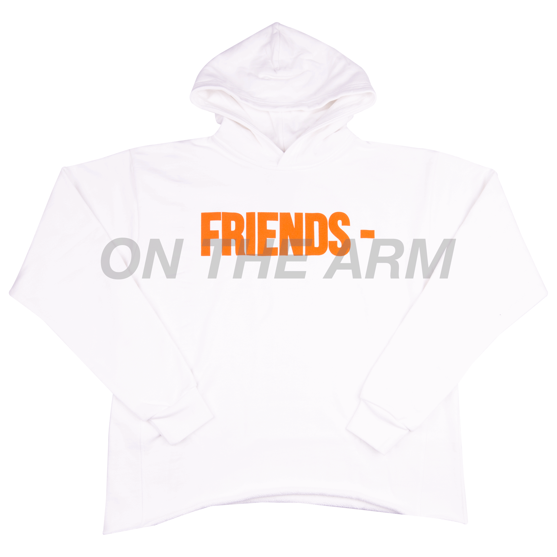 VLONE White/Orange FRIENDS Hoodie