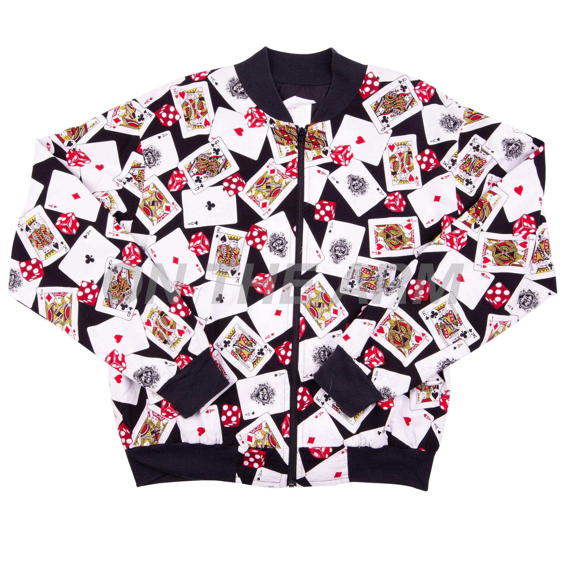 Vintage All Over Print Cards & Dice Jacket