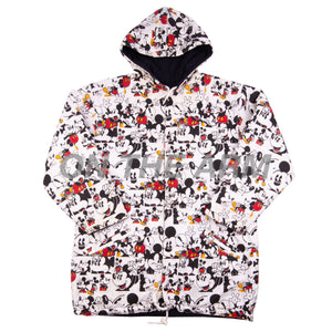Vintage All Over Print Reversible Mickey Parka