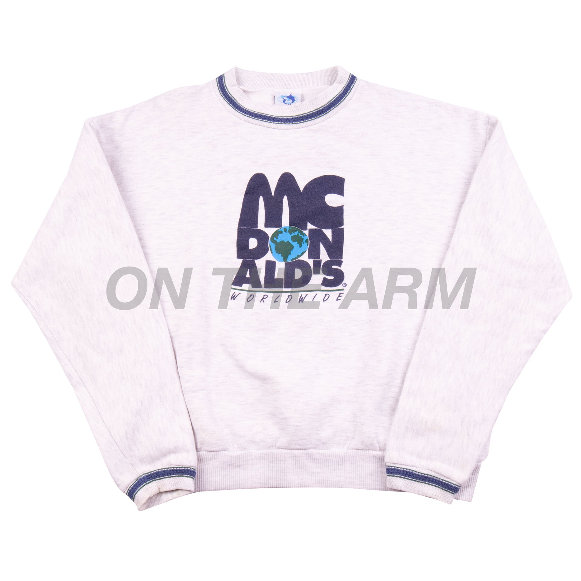 Vintage Ash Grey McDonalds Crew