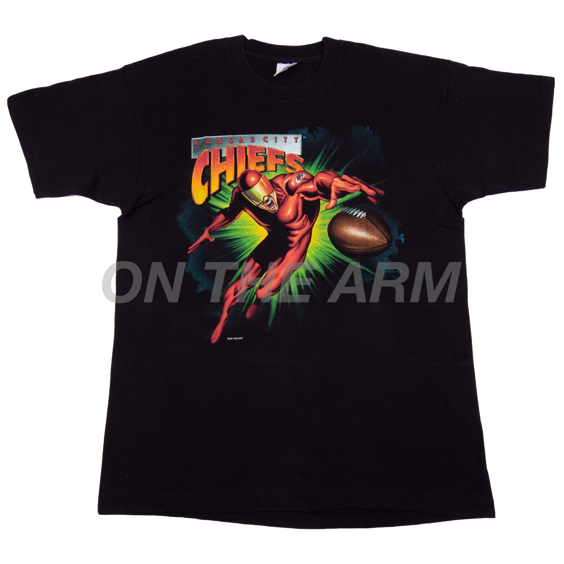 Vintage Black 1994 Kansas City Chiefs Tee