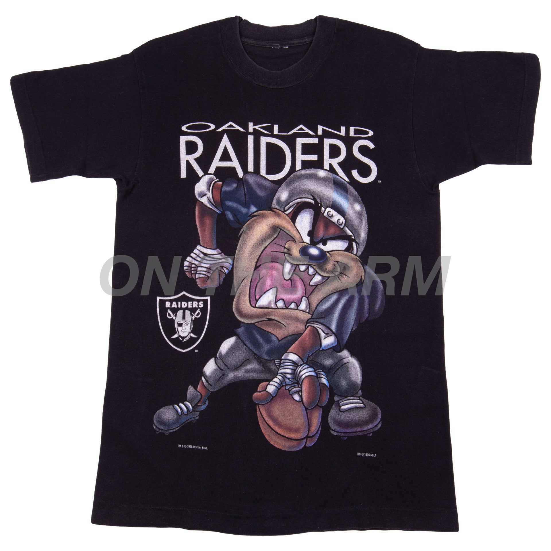 Vintage Black 1996 Taz Raiders Tee