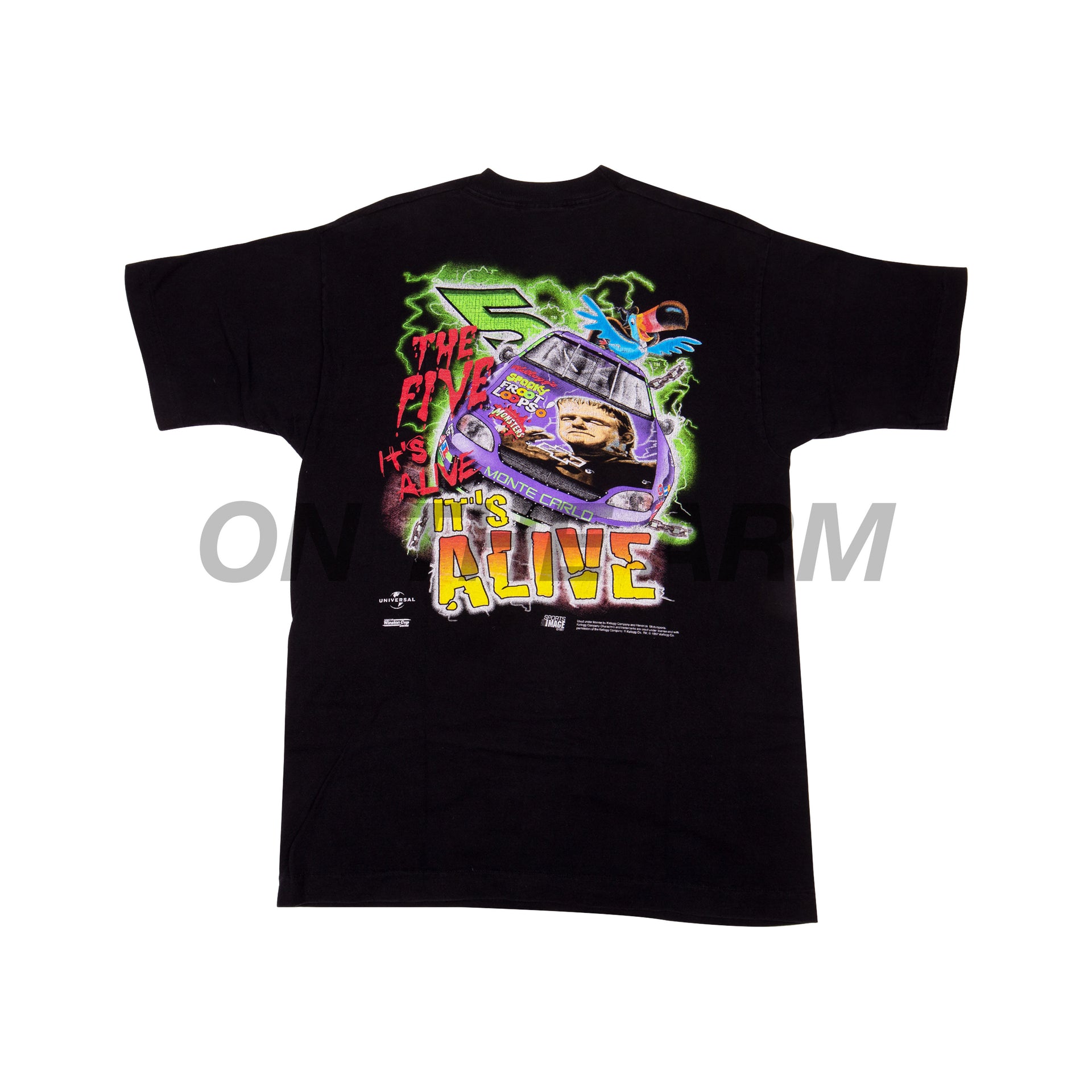 Vintage Black 1997 Frankenstein Racing Tee