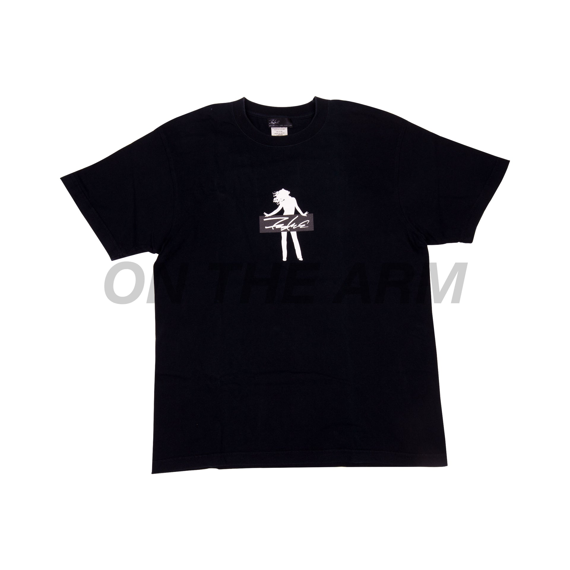Vintage Black 2000's Futura Laboratories Logo Tee